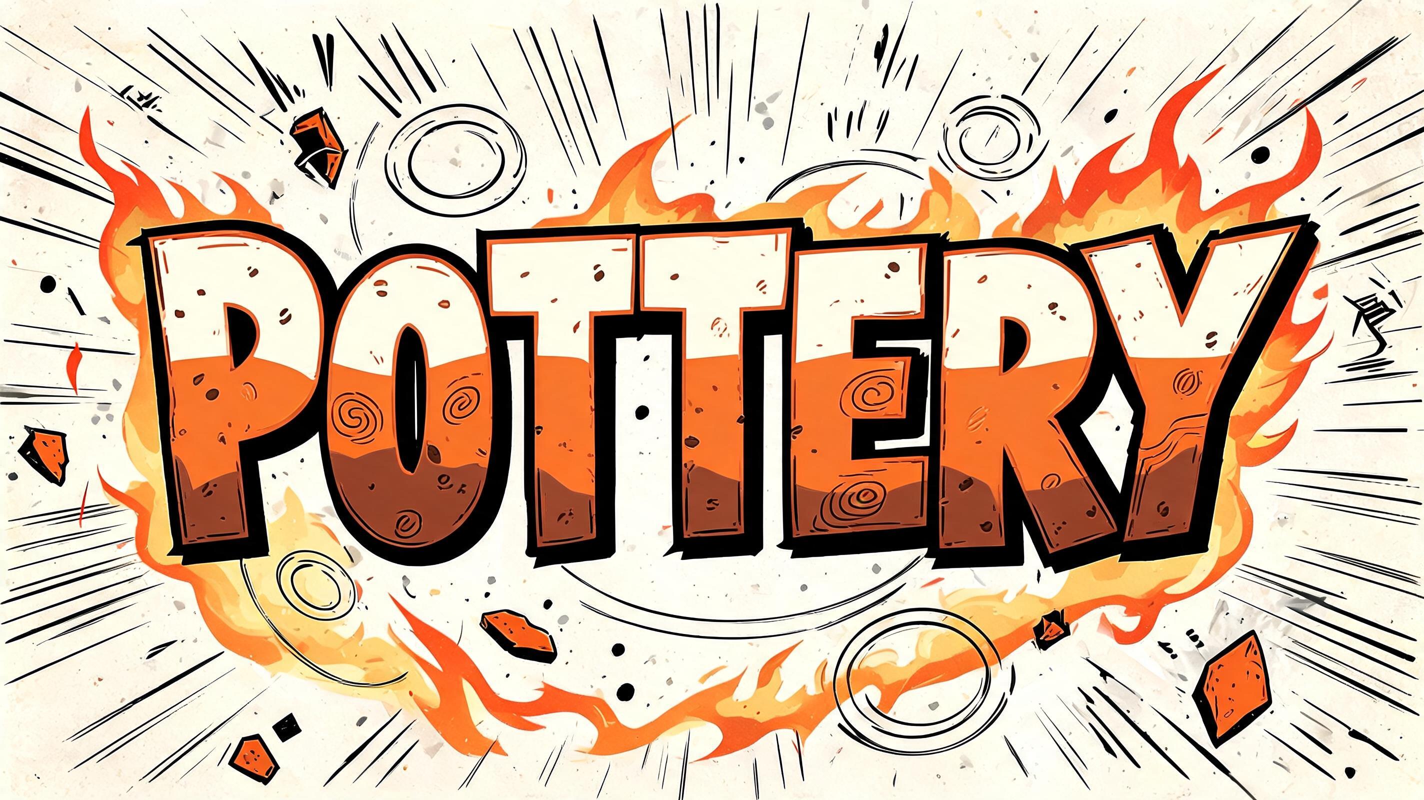 "pottery" — Anime | AI Text Effect Generator