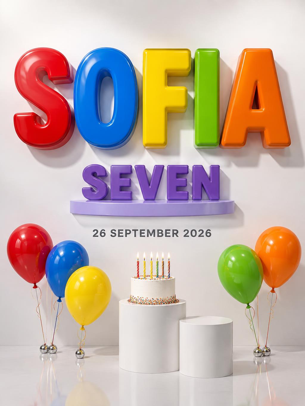 SOFIA
SEVEN
26 SEPTEMBER 2026