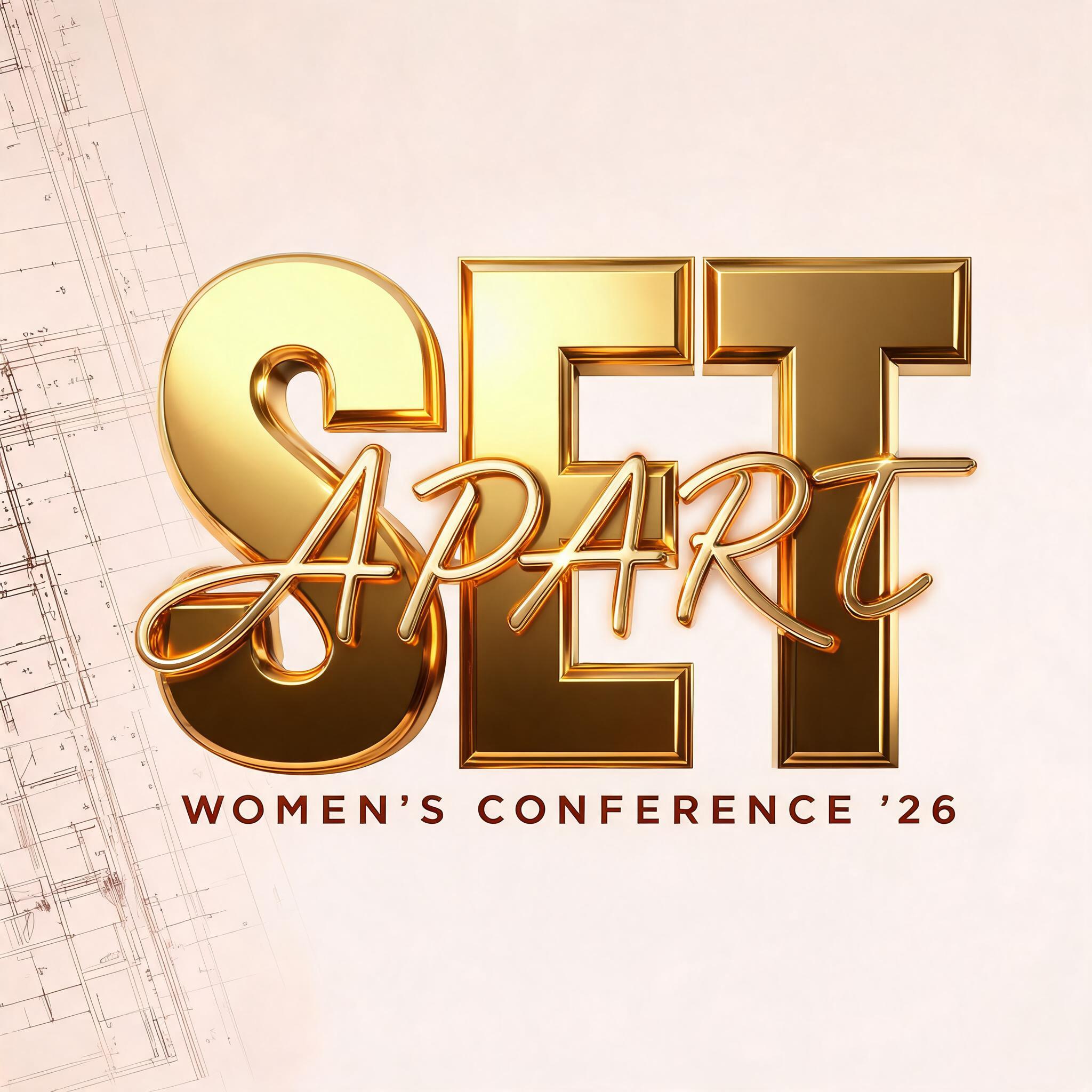 "SET APART" —  text effect