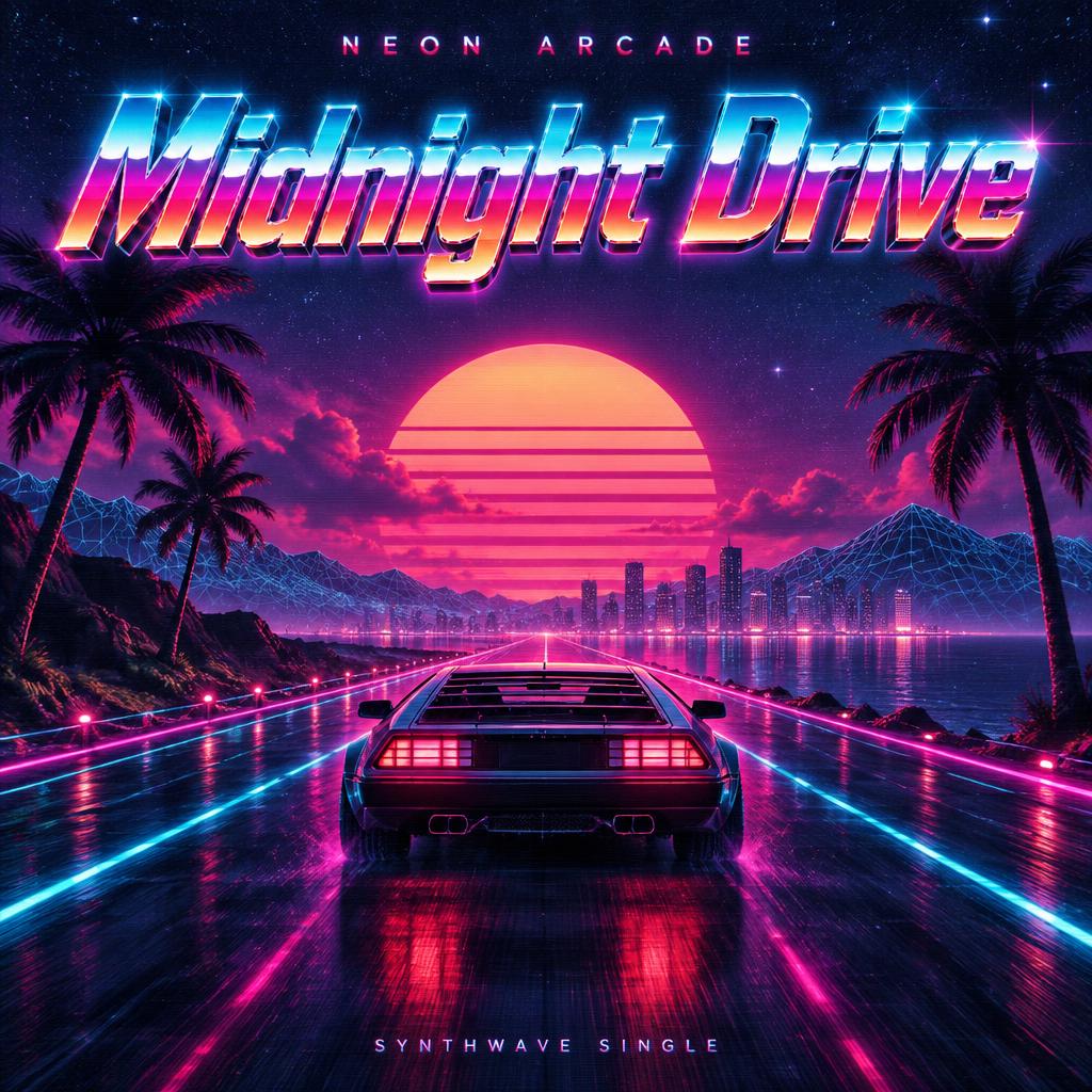 Midnight Drive
NEON ARCADE
SYNTHWAVE SINGLE