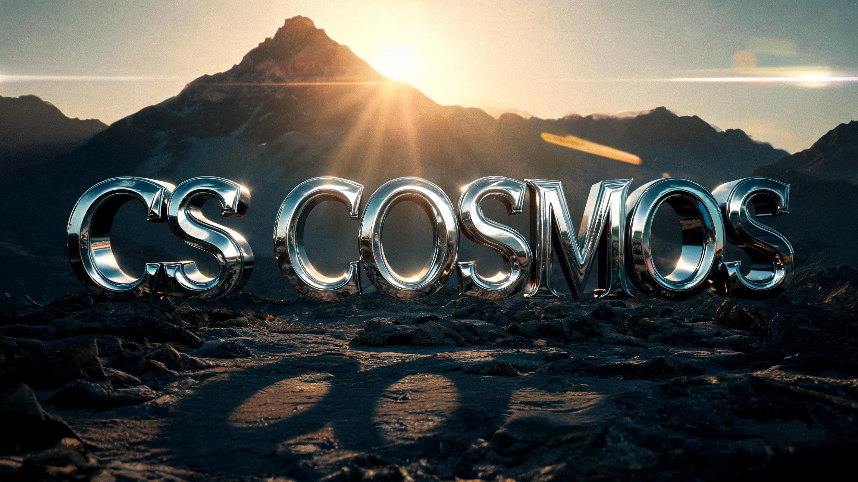 "CS COSMOS" — Cinematic Netflix | AI Text Effect Generator
