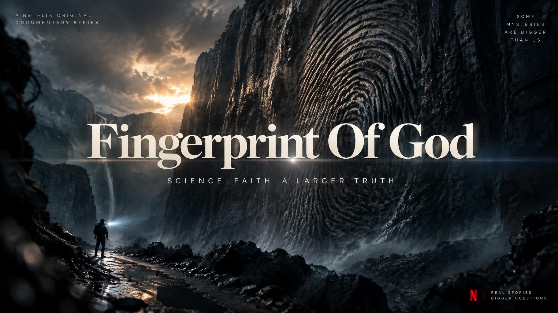 "Fingerprint Of God" — Cinematic Netflix | AI Text Effect Generator
