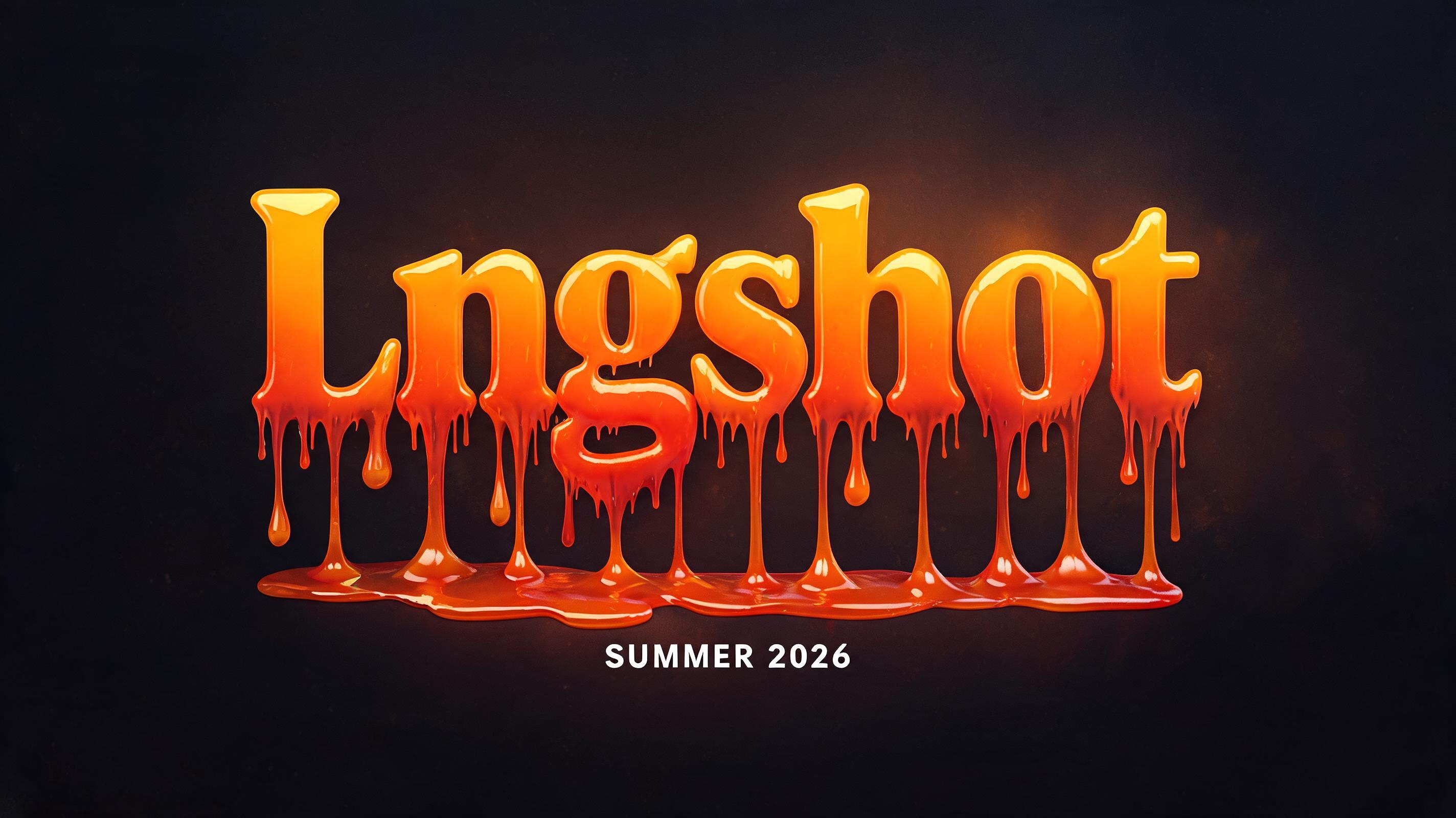 "Lngshot" — Drip Font Melting | AI Text Effect Generator