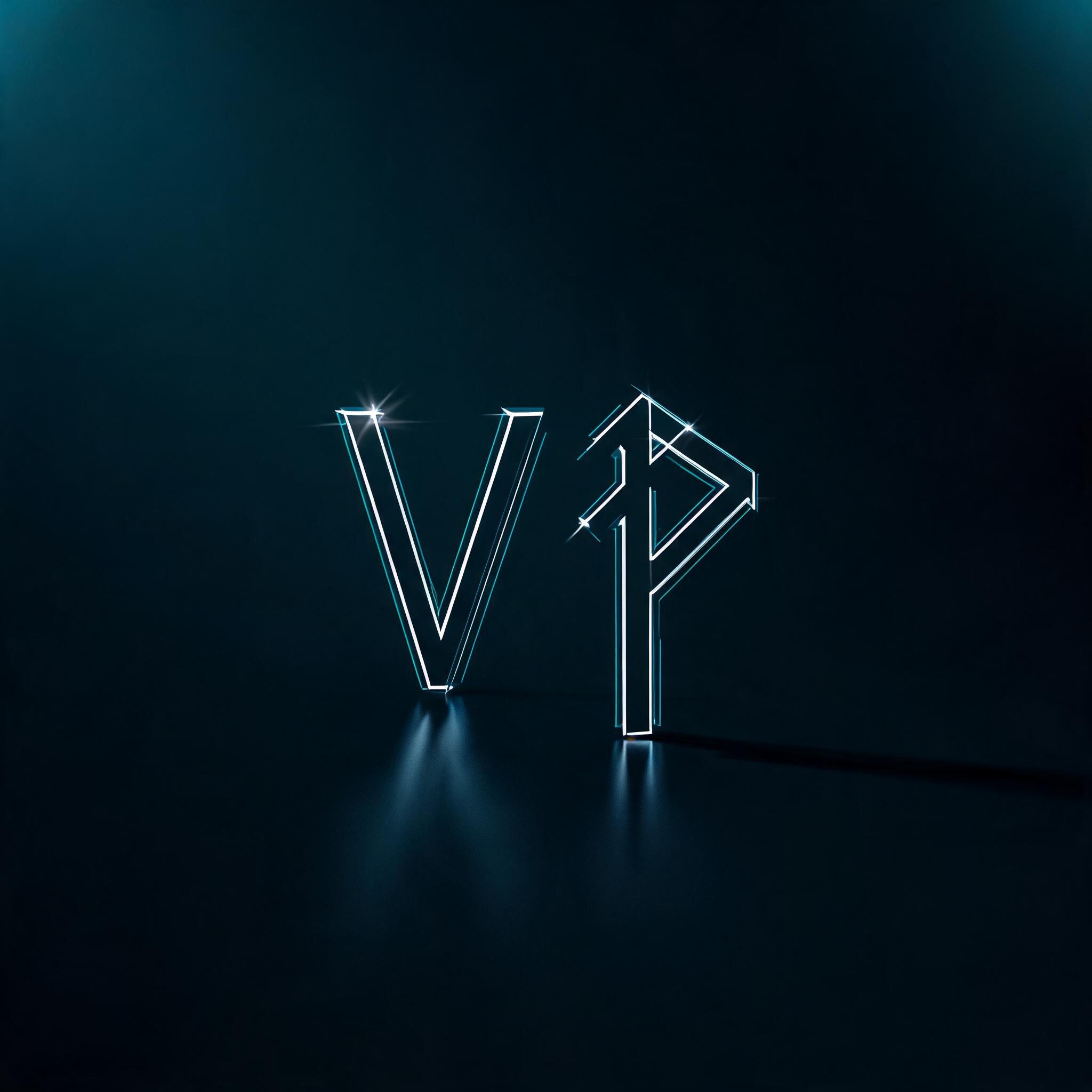 "Vp" — Viking Runic | AI Text Effect Generator