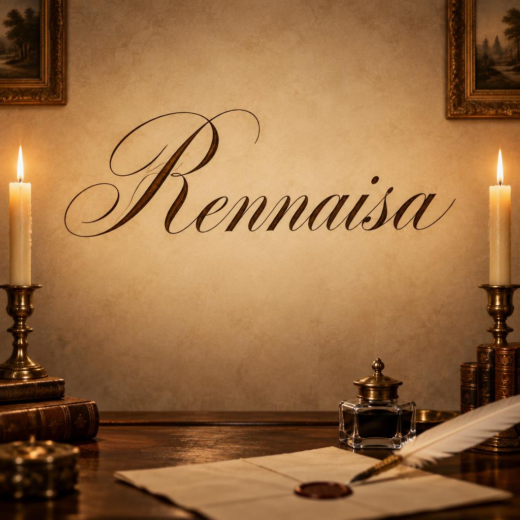"Rennaisa" —  | AI Text Effect Generator