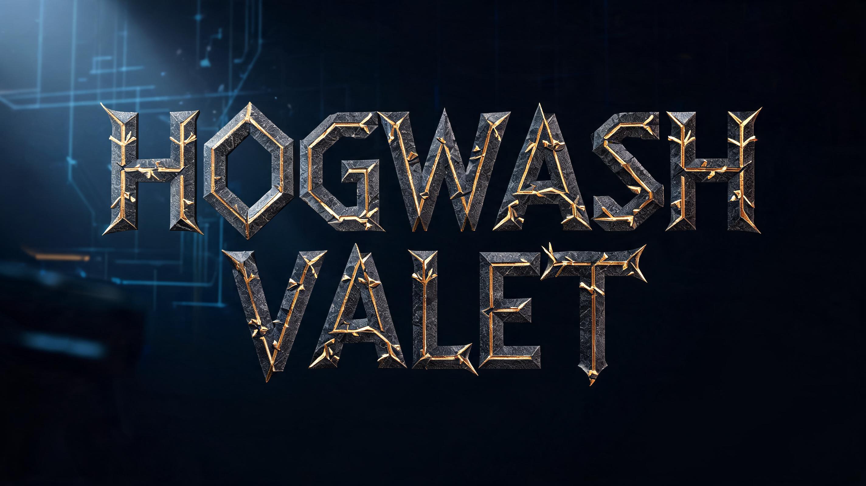 "HOGWASH VALET" — Viking Runic | AI Text Effect Generator