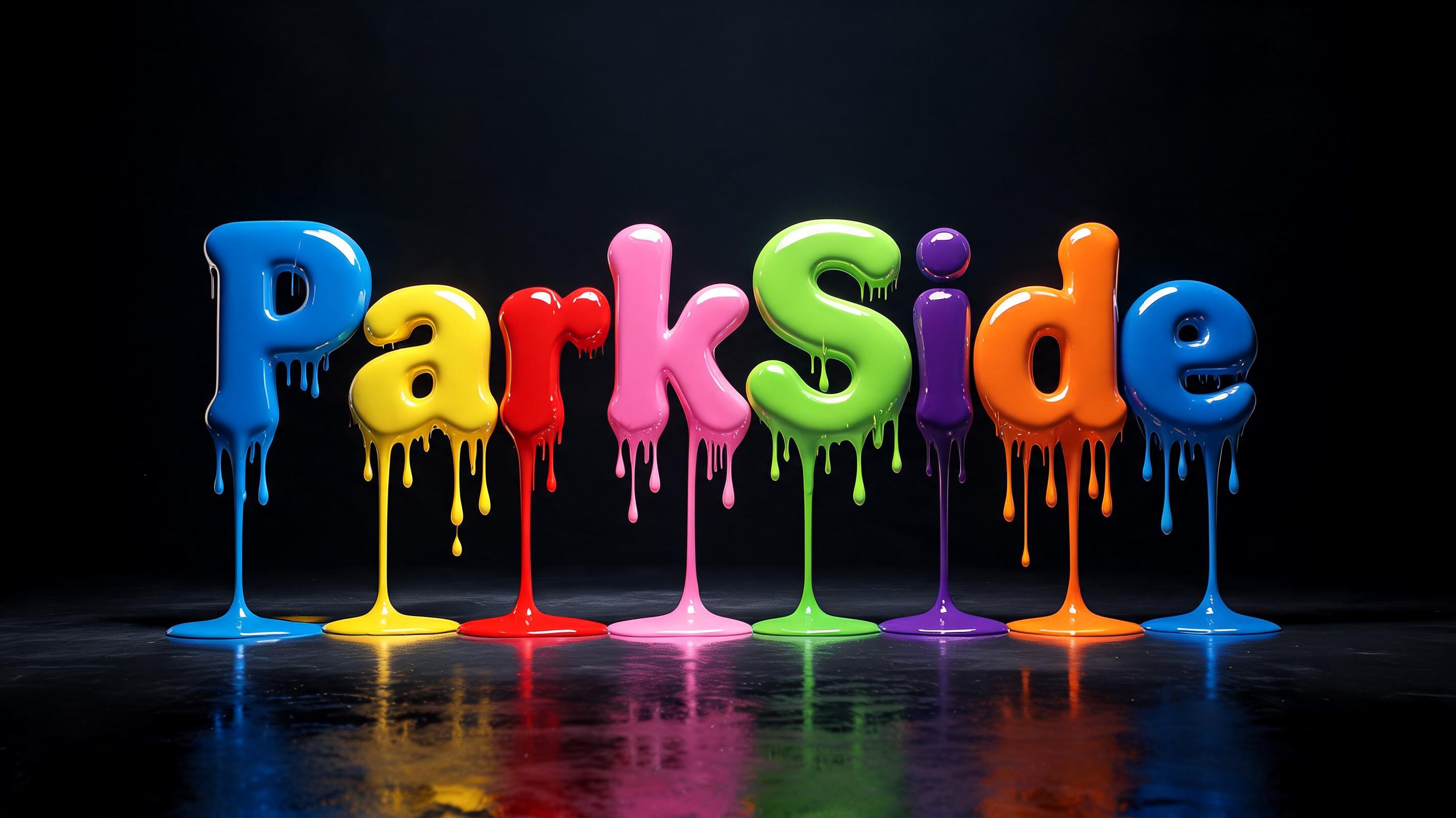 "ParkSide" — Drip Font | AI Text Effect Generator