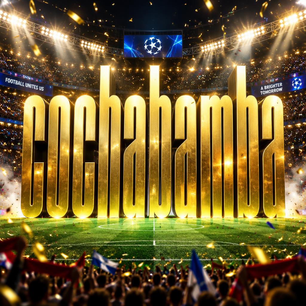 "cochabamba" — Sports Football | AI Text Effect Generator