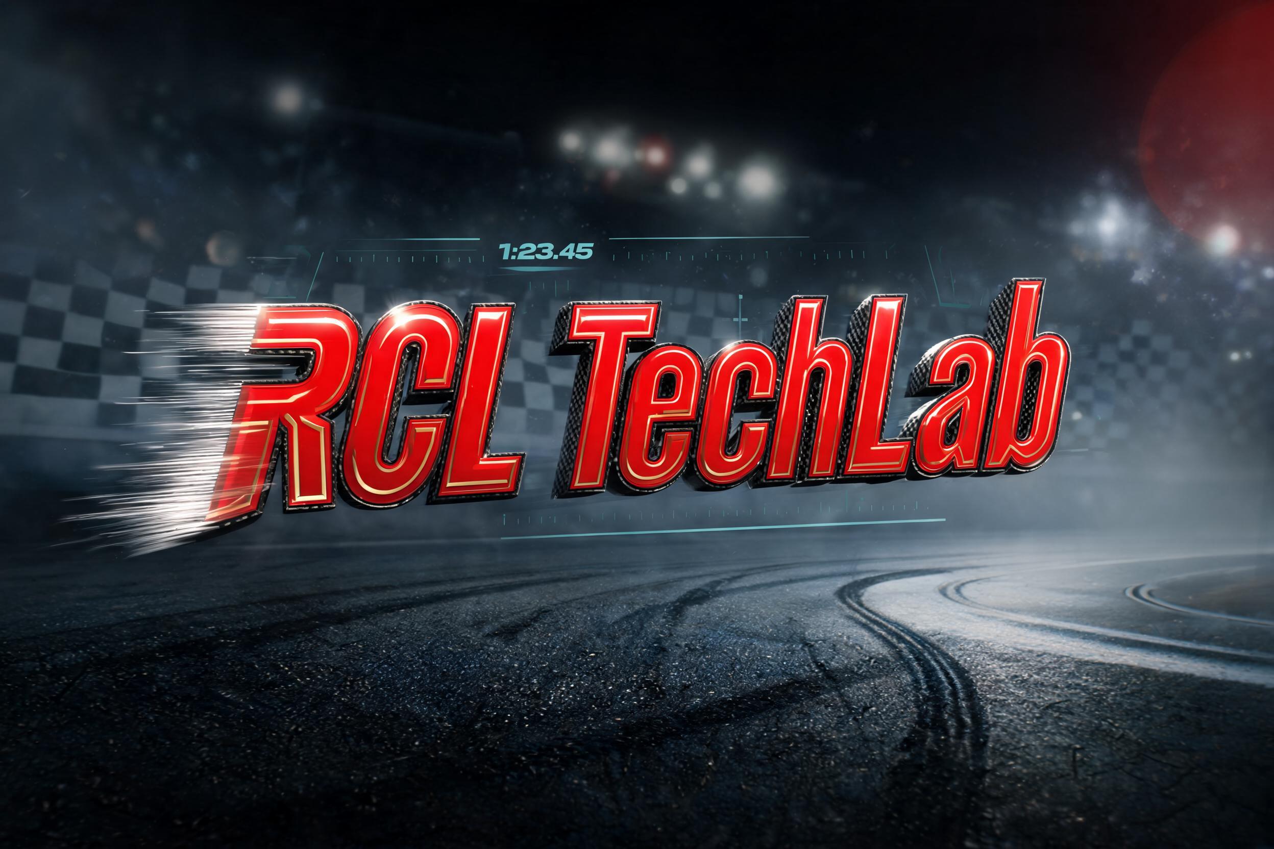 "RCL TechLab" — Racing | AI Text Effect Generator