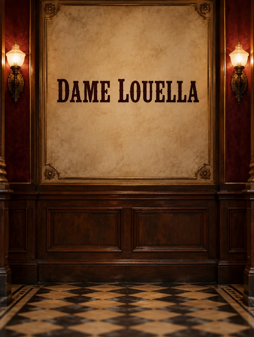 "DAME LOUELLA" —  | AI Text Effect Generator