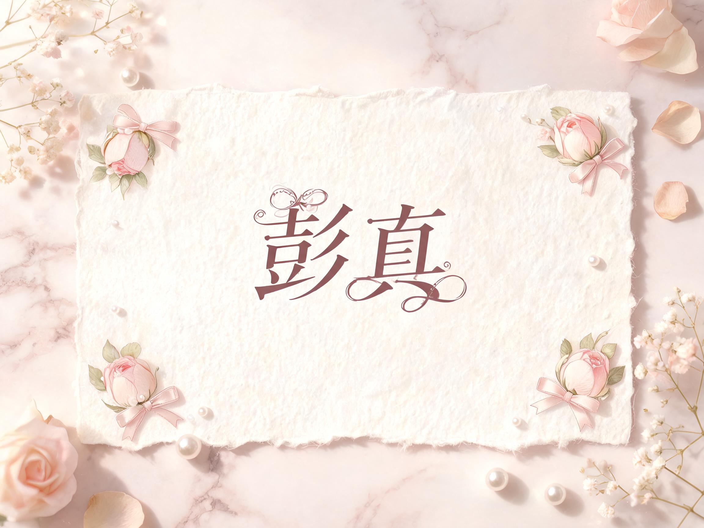 "彭真" —  | AI Text Effect Generator
