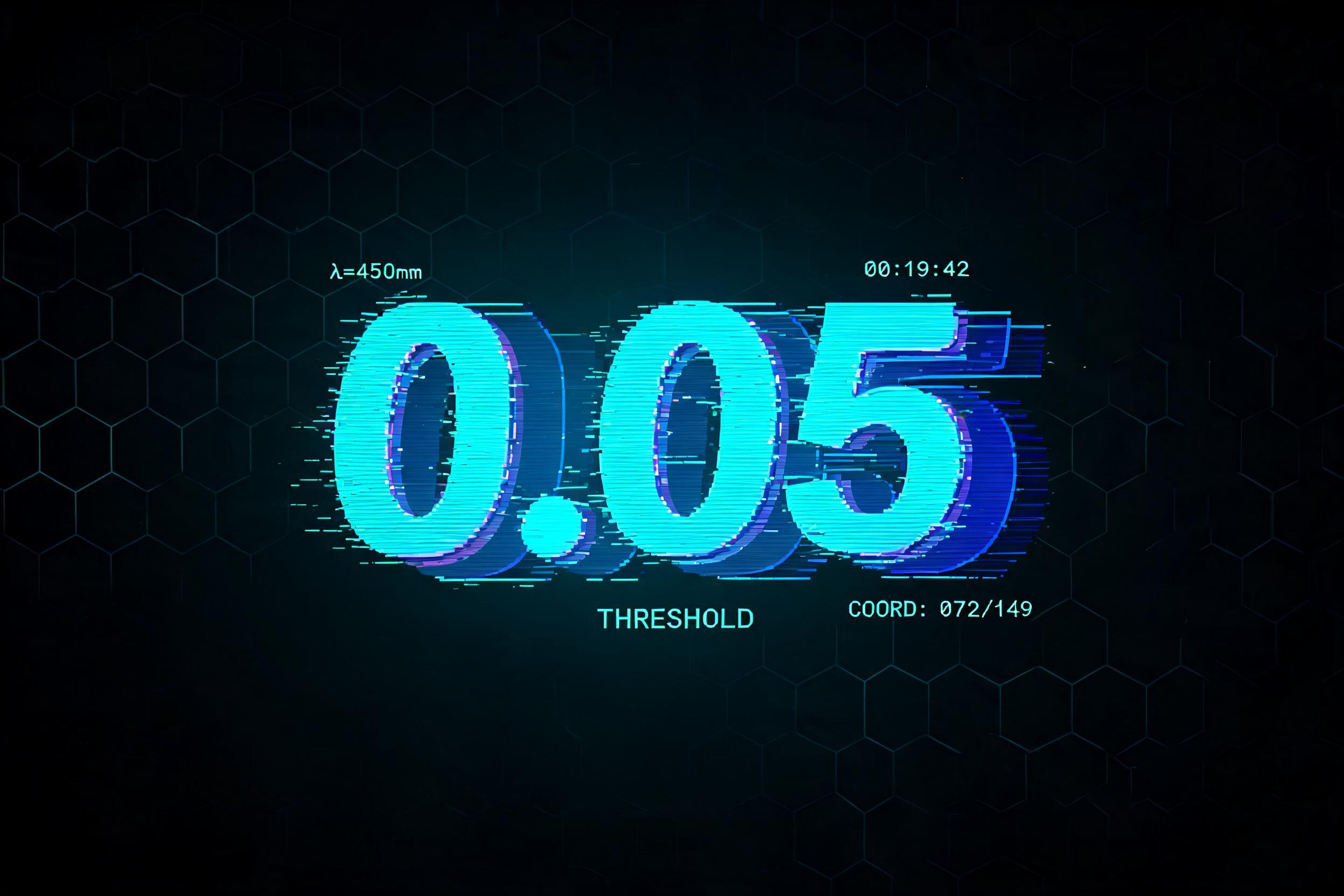 "0.05" — Cyberpunk Hologram text effect