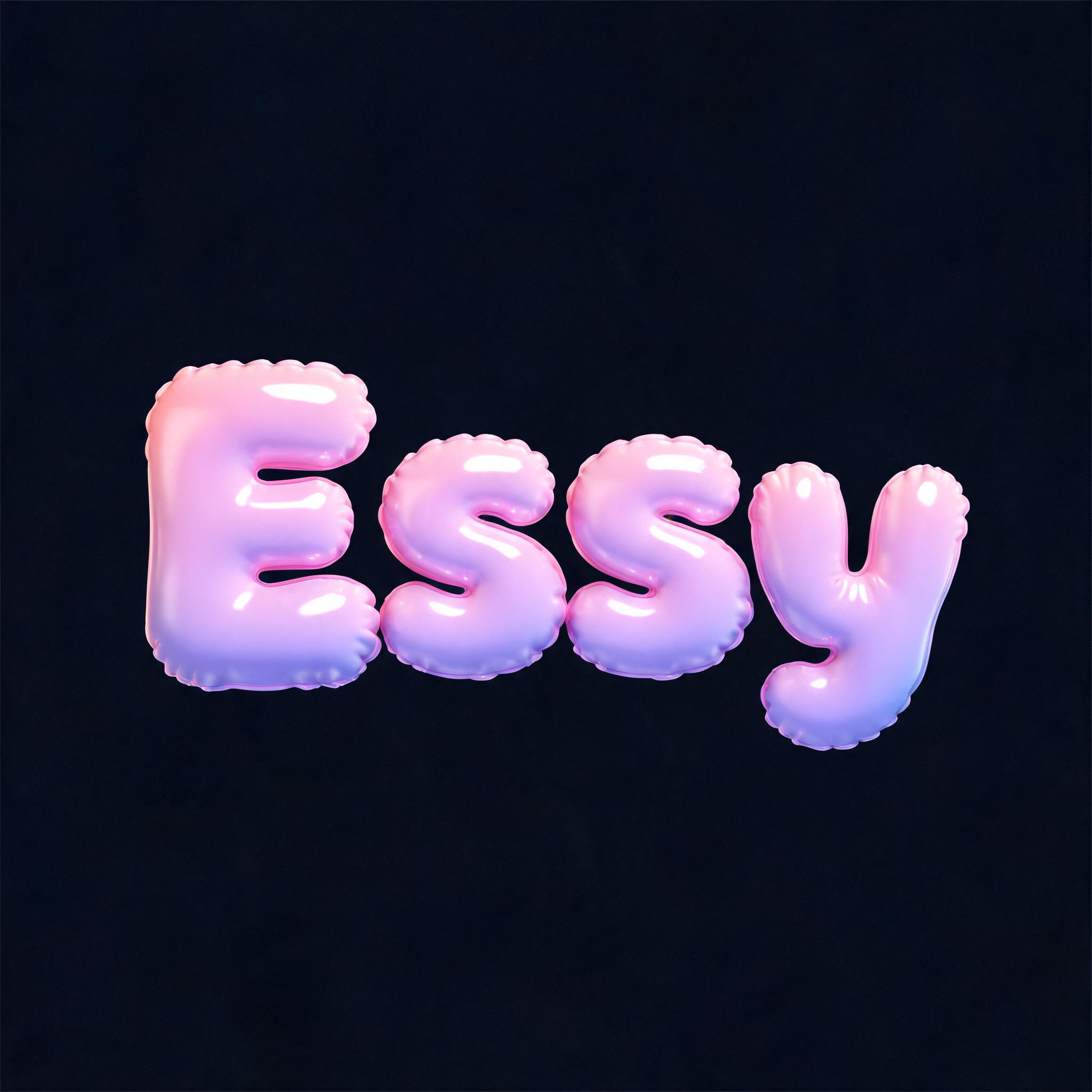 "Essy" — Y2k Bubbly | AI Text Effect Generator