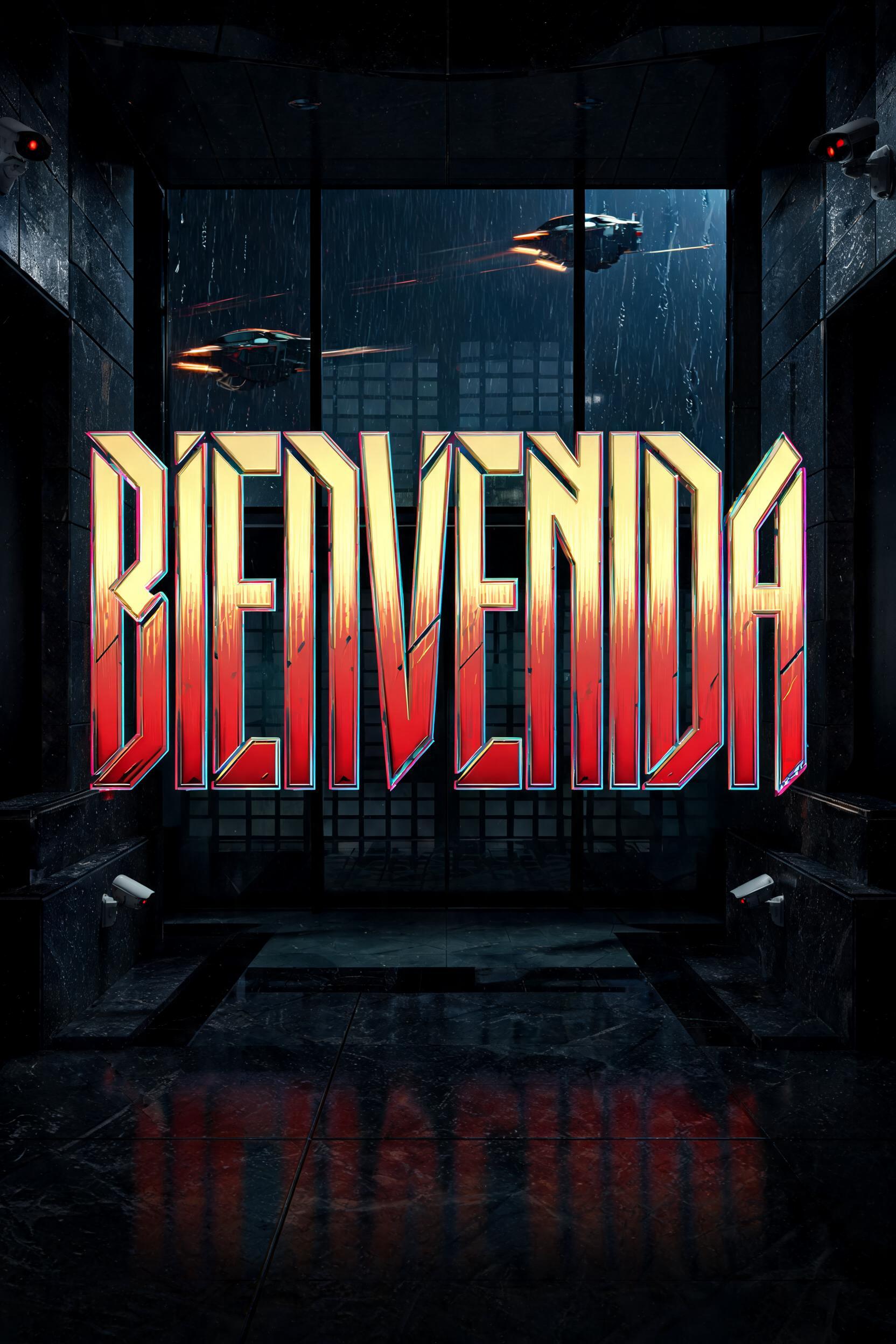 "Bienvenida" — Cyberpunk 2077 | AI Text Effect Generator