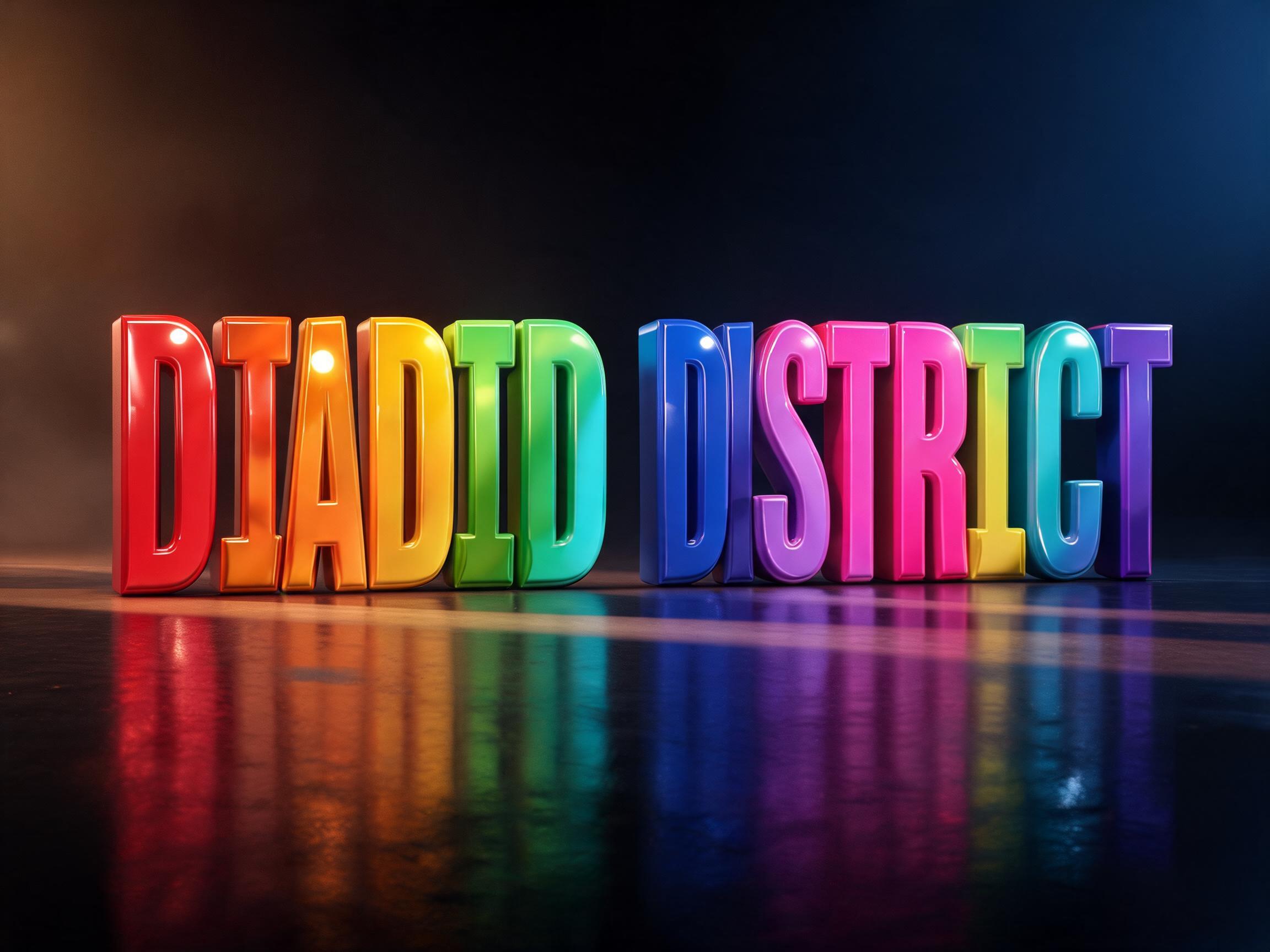 "𝒟ℐ𝒜𝒟ℐ 𝒟ℐ𝒮𝒯ℛℐ𝒞𝒯" — 3d Bold | AI Text Effect Generator
