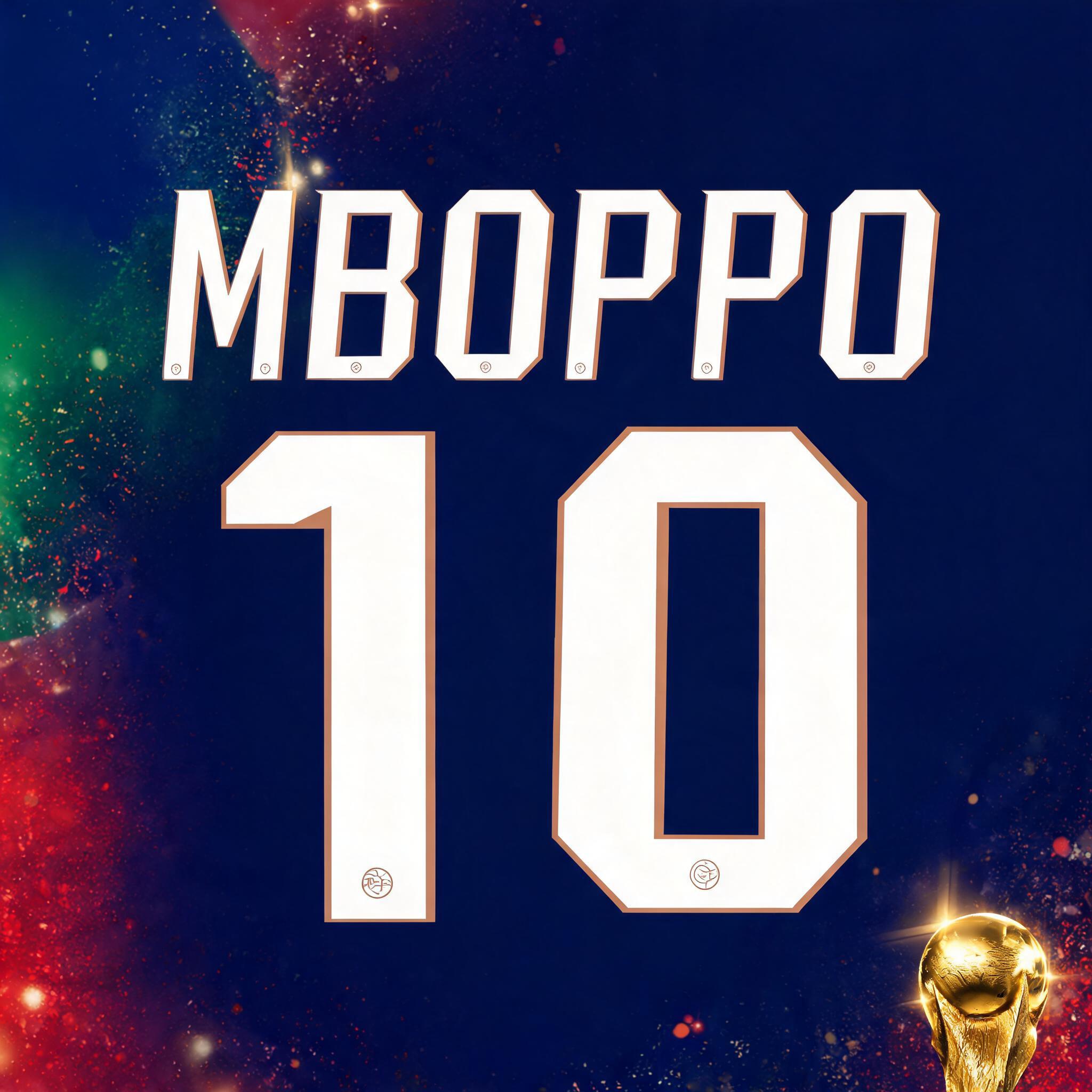 "MBOPPO
10" — Sports Football | AI Text Effect Generator