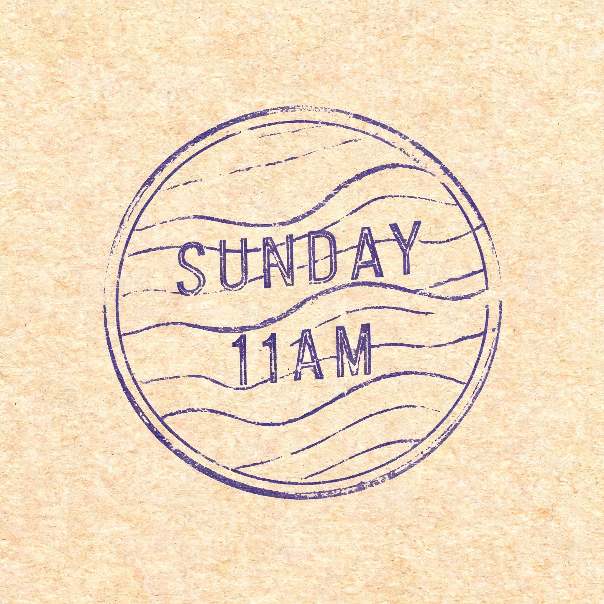 "SUNDAY 11AM" — Vintage | AI Text Effect Generator