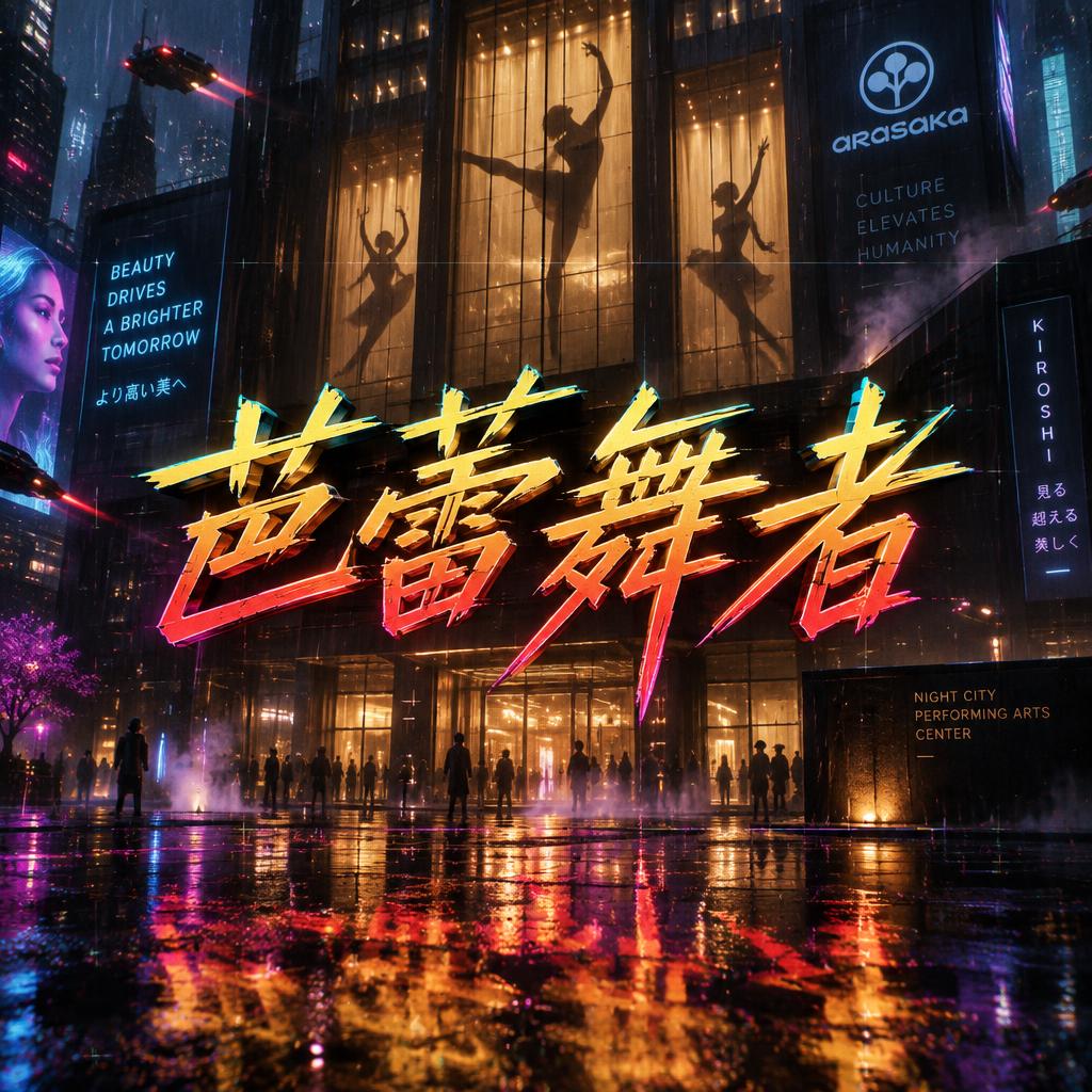 "芭蕾舞者" — Cyberpunk 2077 | AI Text Effect Generator