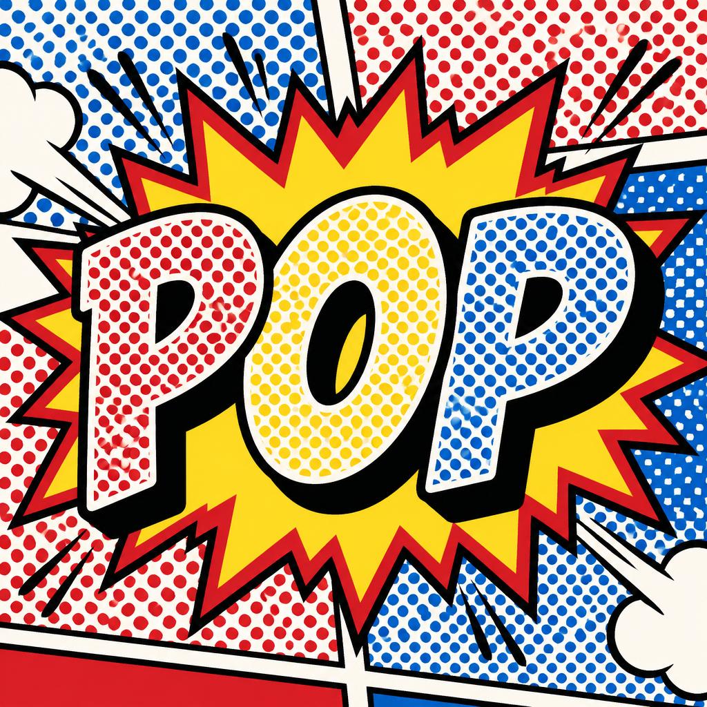 "POP" — Pop Art | AI Text Effect Generator