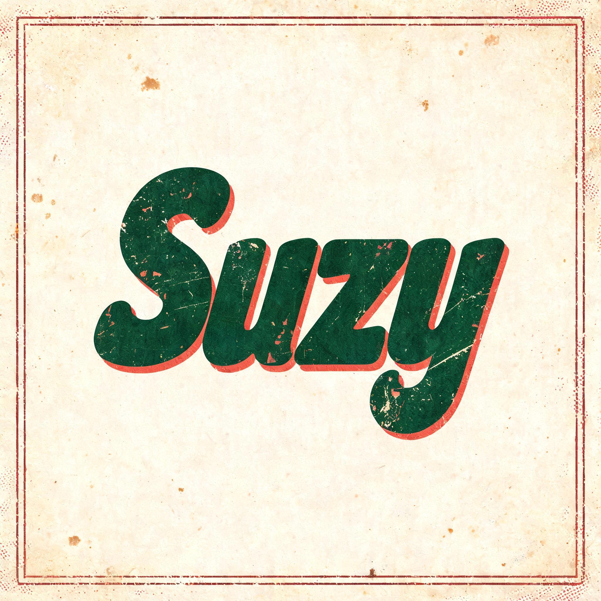 "Suzy" — Vintage | AI Text Effect Generator