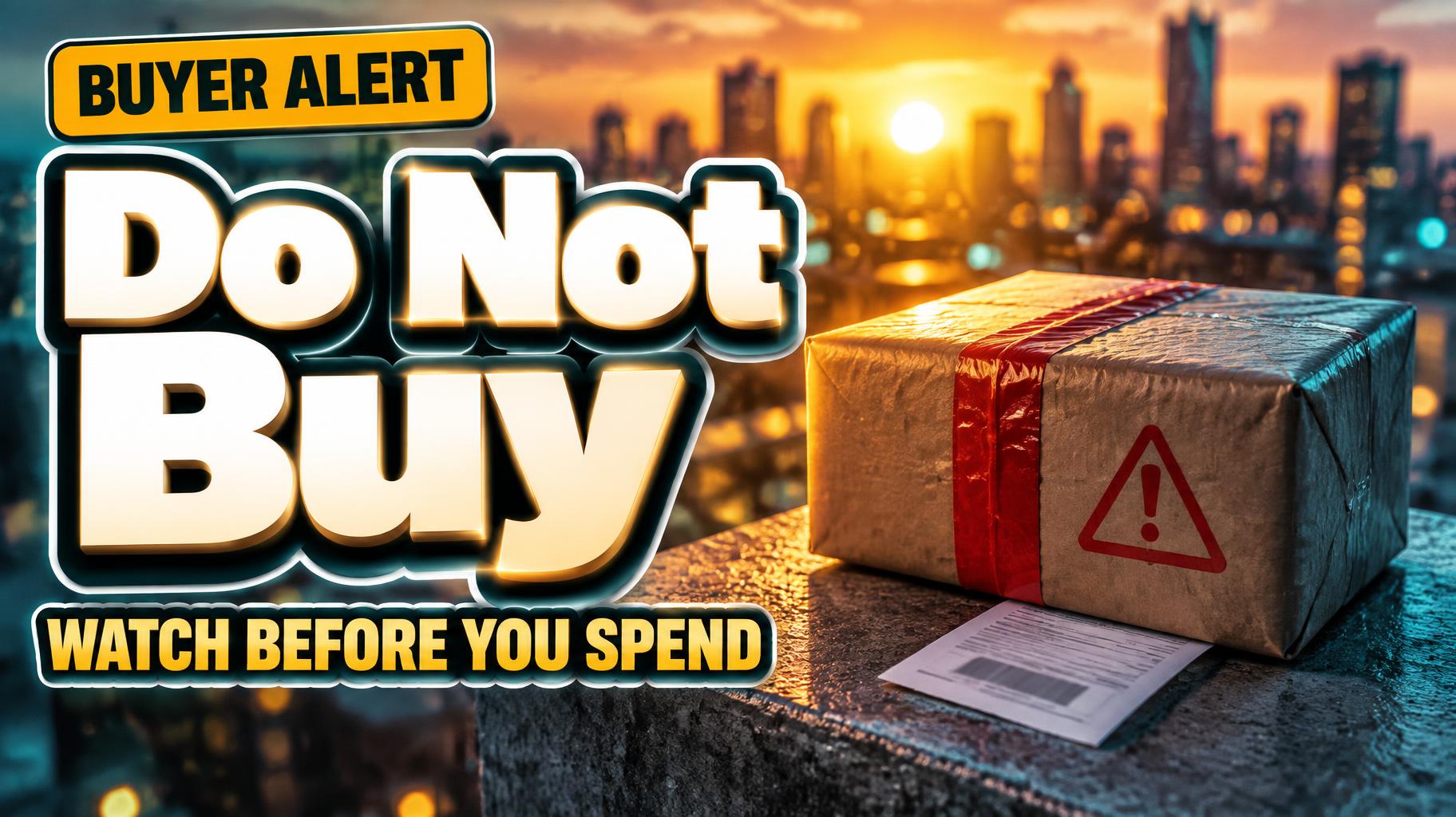 "Do Not Buy
BUYER ALERT
WATCH BEFORE YOU SPEND" — Cinematic Youtube Creator | AI Text Effect Generator