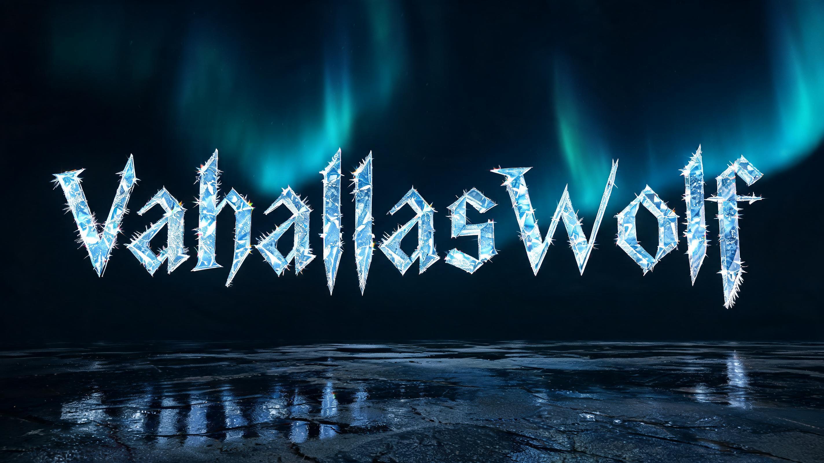 "VahallasWolf" — Viking Runic | AI Text Effect Generator