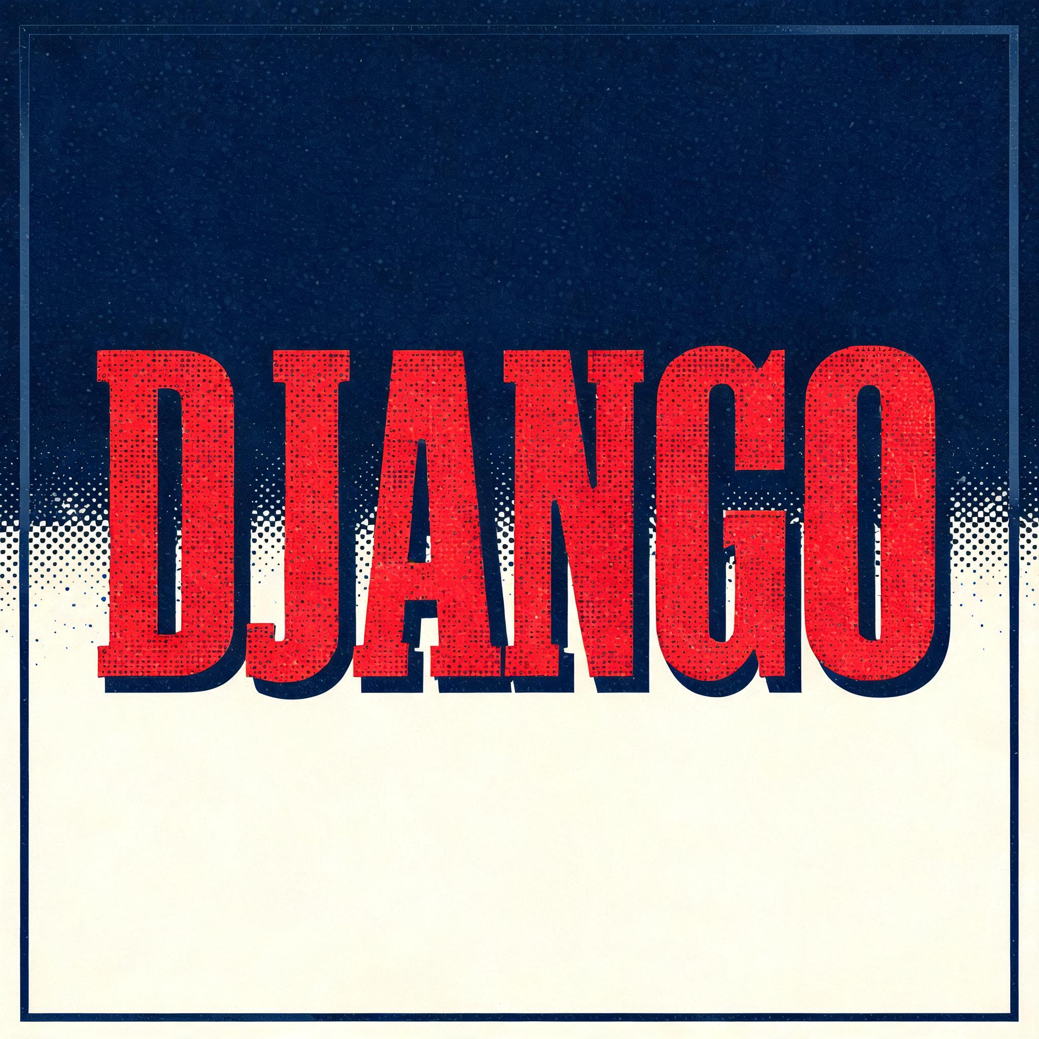 "DJANGO" — Duotone | AI Text Effect Generator