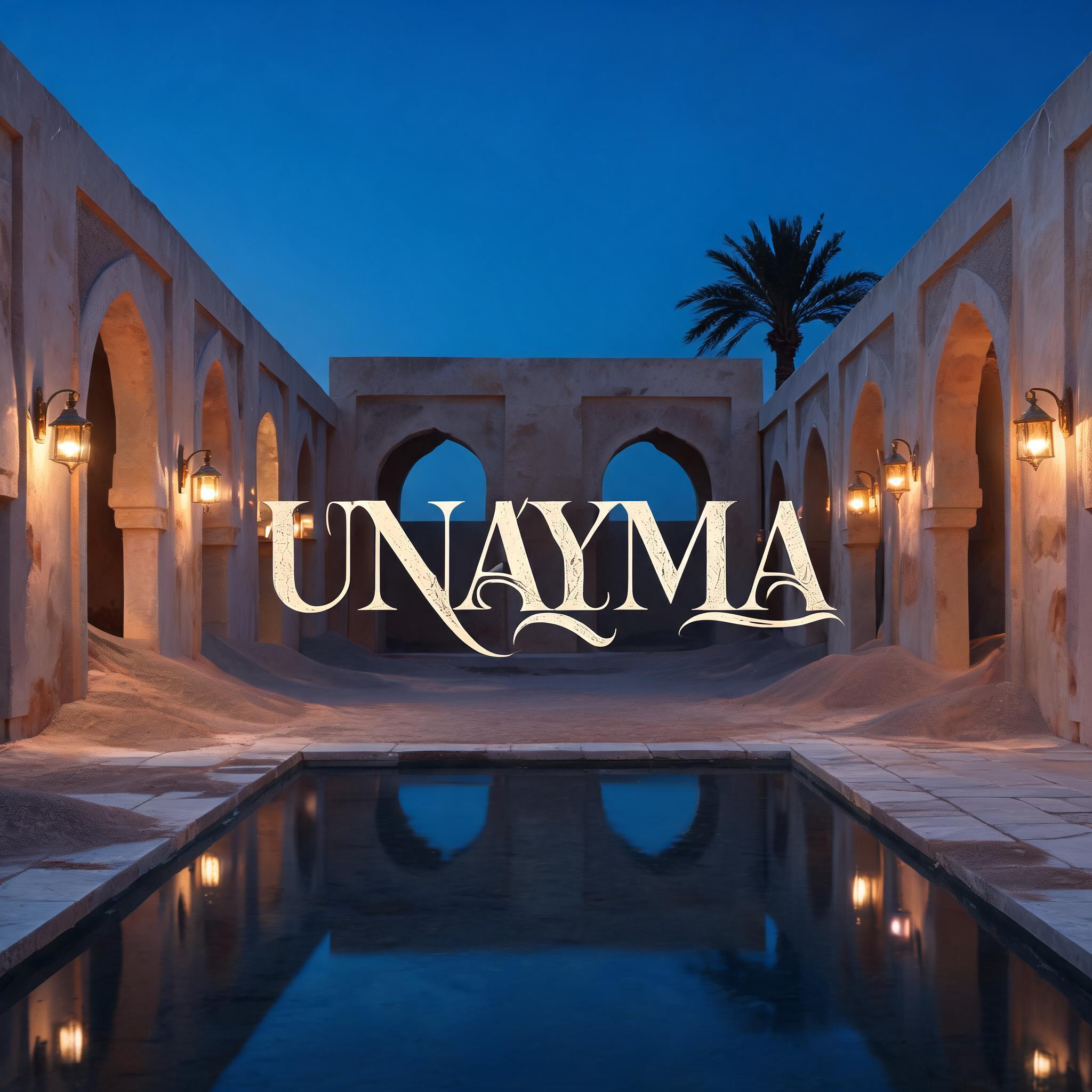 "UNAYMA" —  | AI Text Effect Generator