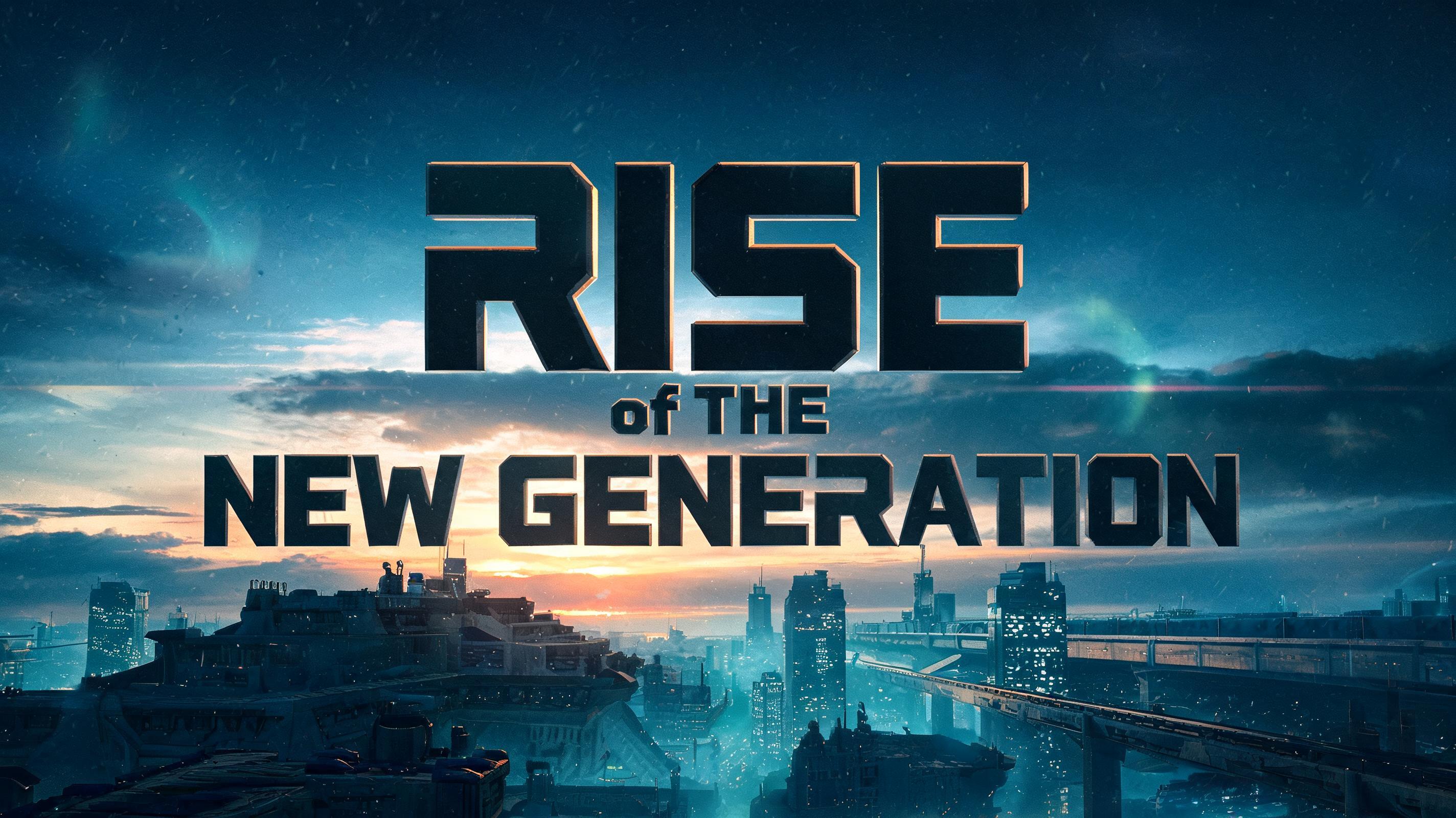 "RISE of THE NEW GENERATION" — Cinematic | AI Text Effect Generator