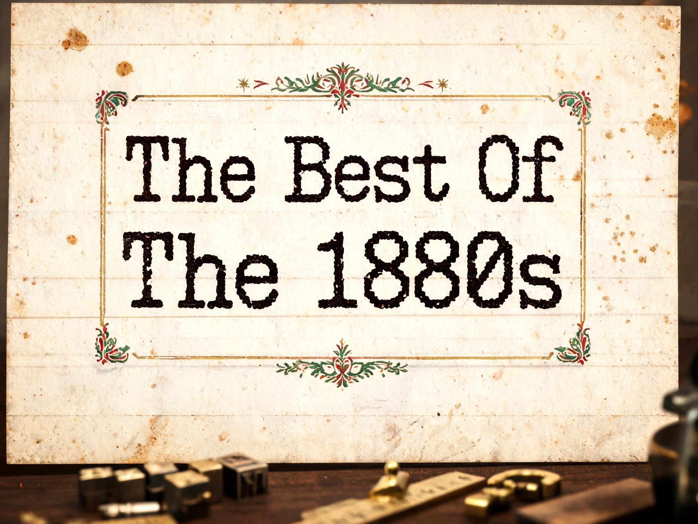 "The Best Of The 1880s" — Vintage | AI Text Effect Generator