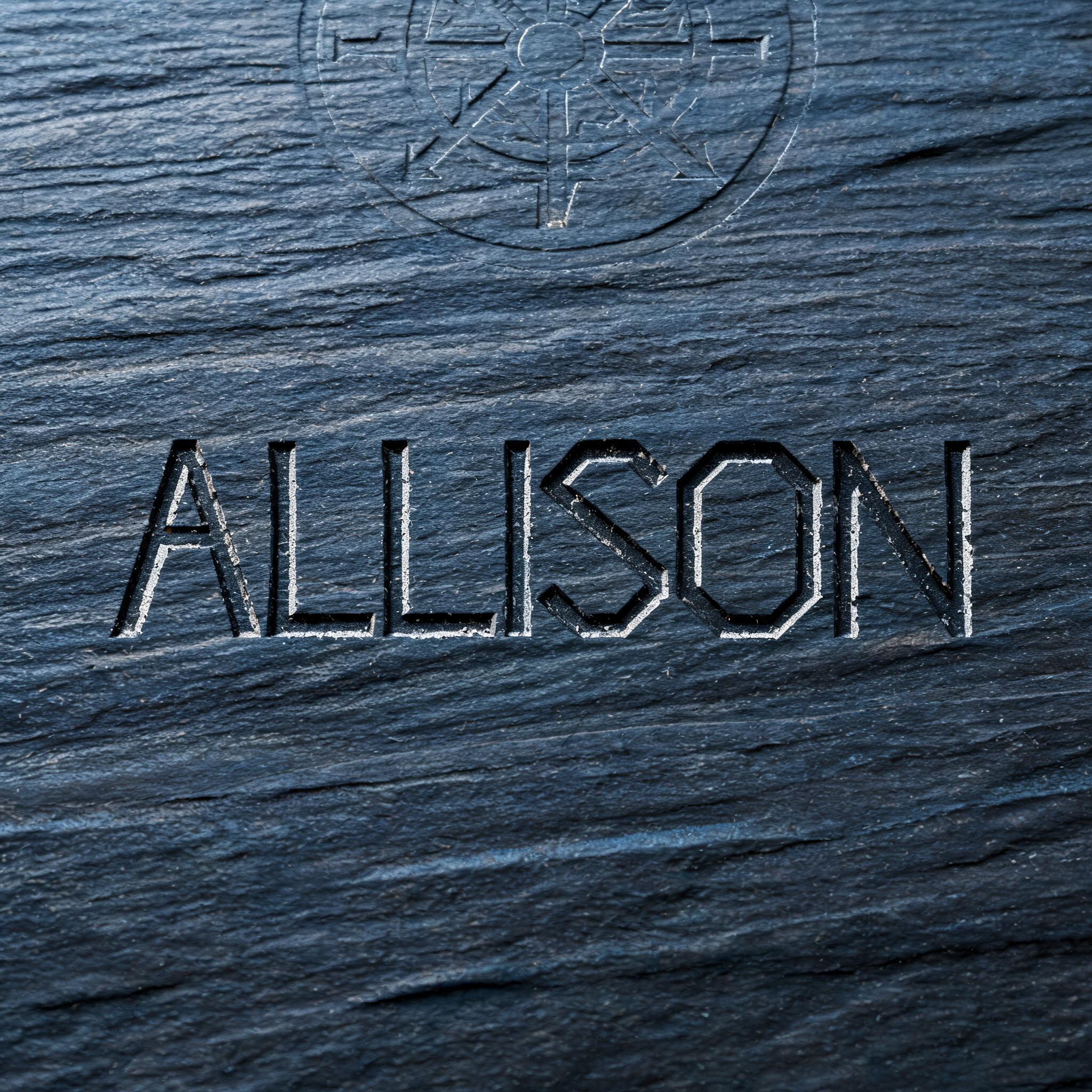 "Allison" — Viking | AI Text Effect Generator