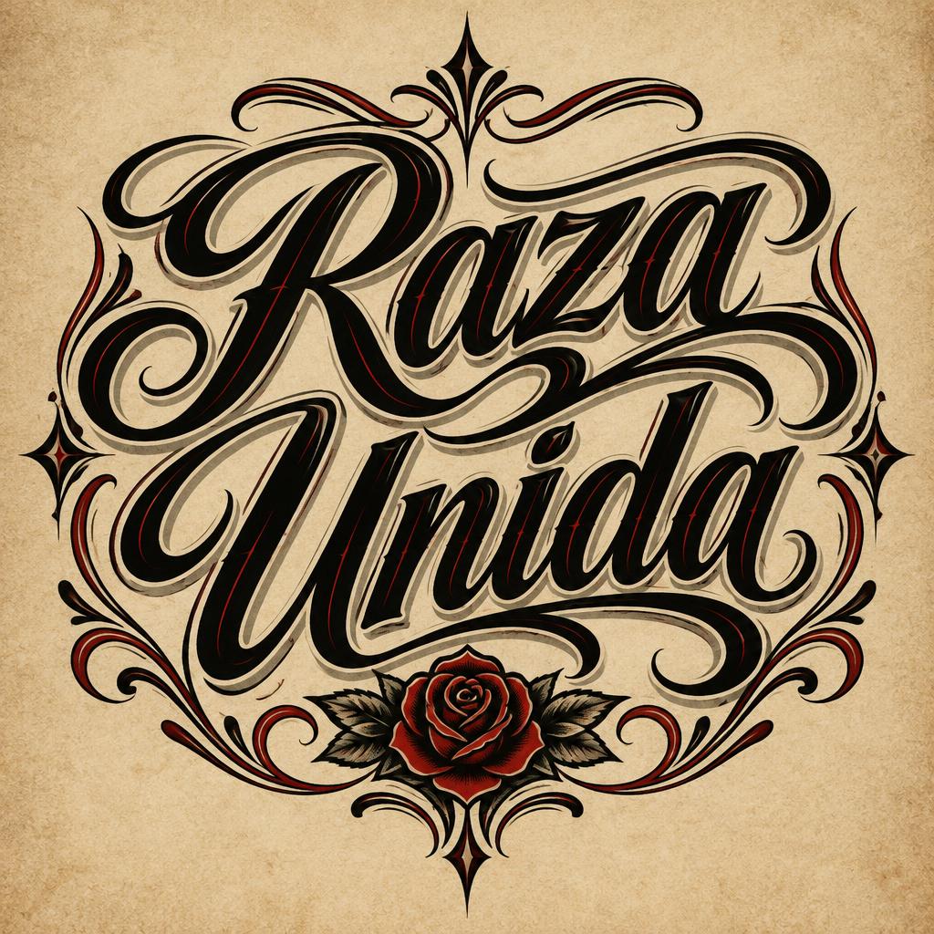 "Raza Unida" — Chicano | AI Text Effect Generator