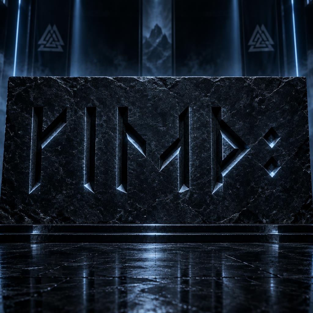 "ᚴᛁᚿᛆᚦᛧ" — Viking Runic | AI Text Effect Generator