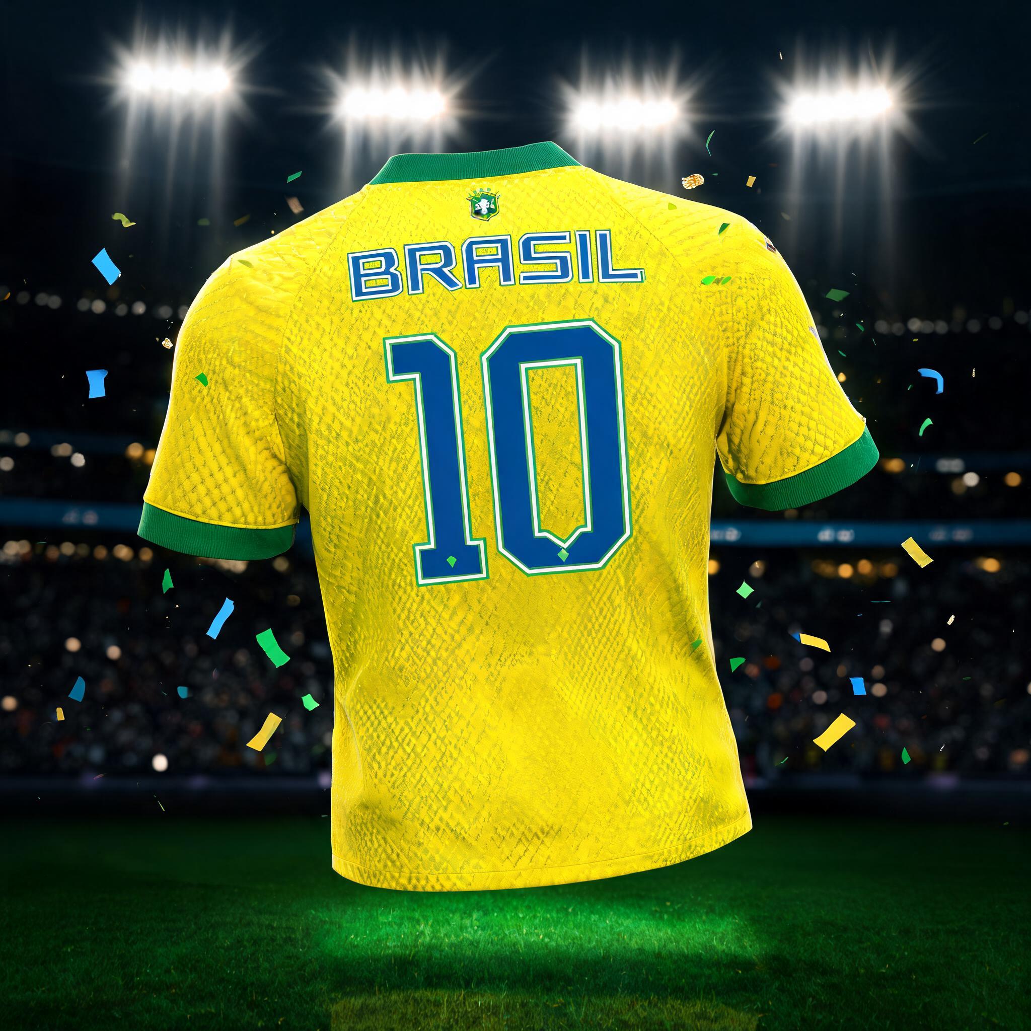 "BRASIL
10" — Sports Football | AI Text Effect Generator