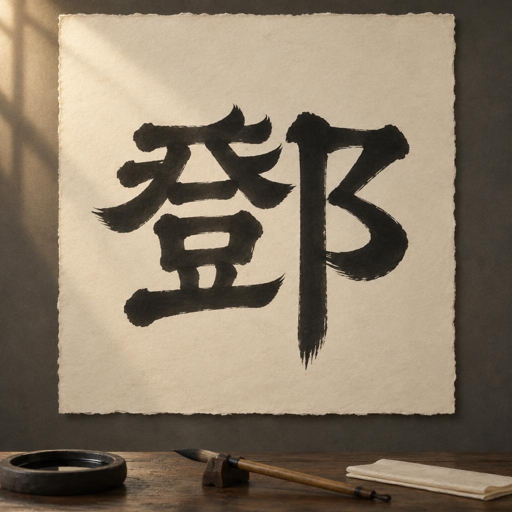 "鄧" —  | AI Text Effect Generator
