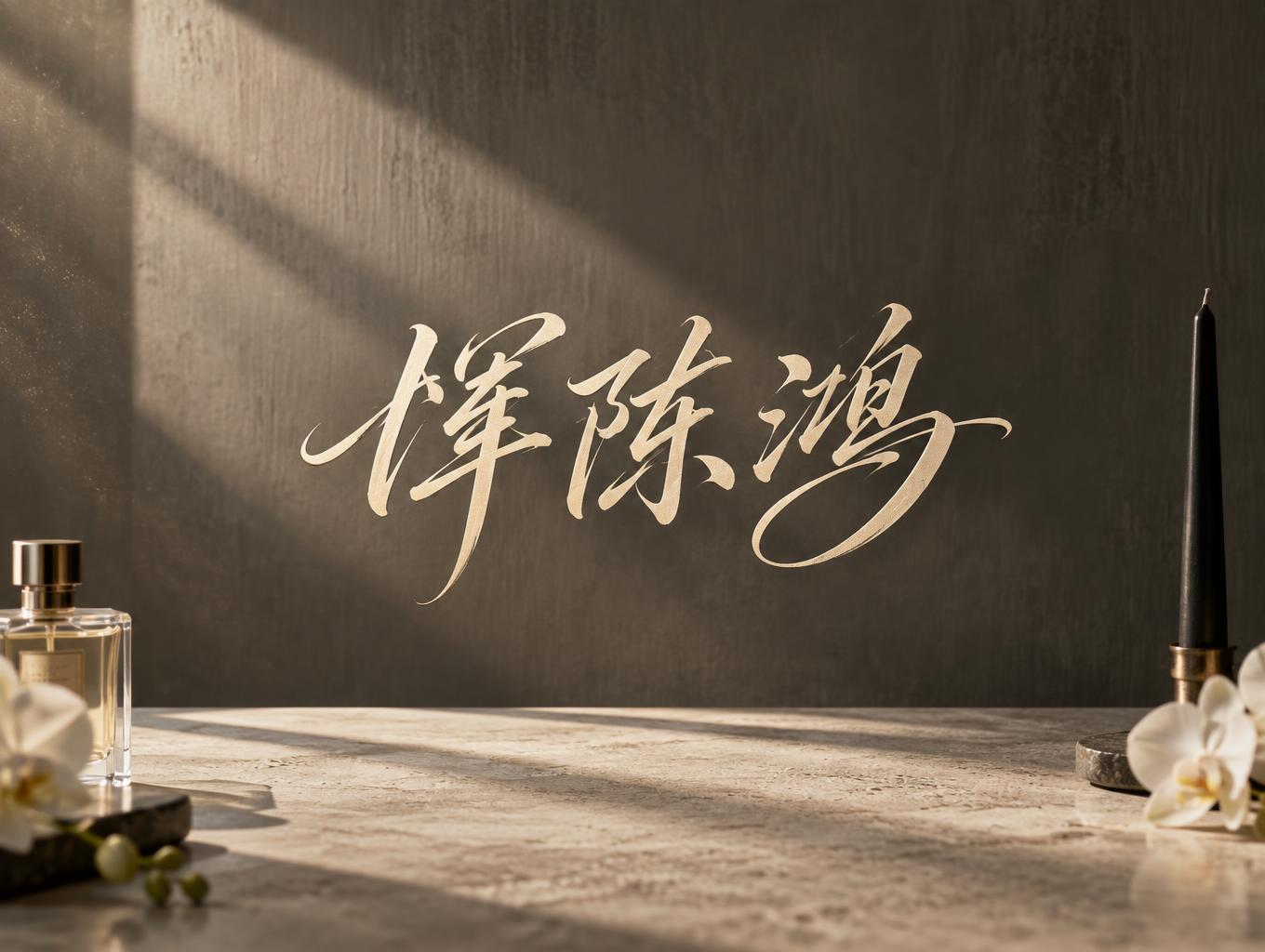 "恽陈鸿" —  | AI Text Effect Generator