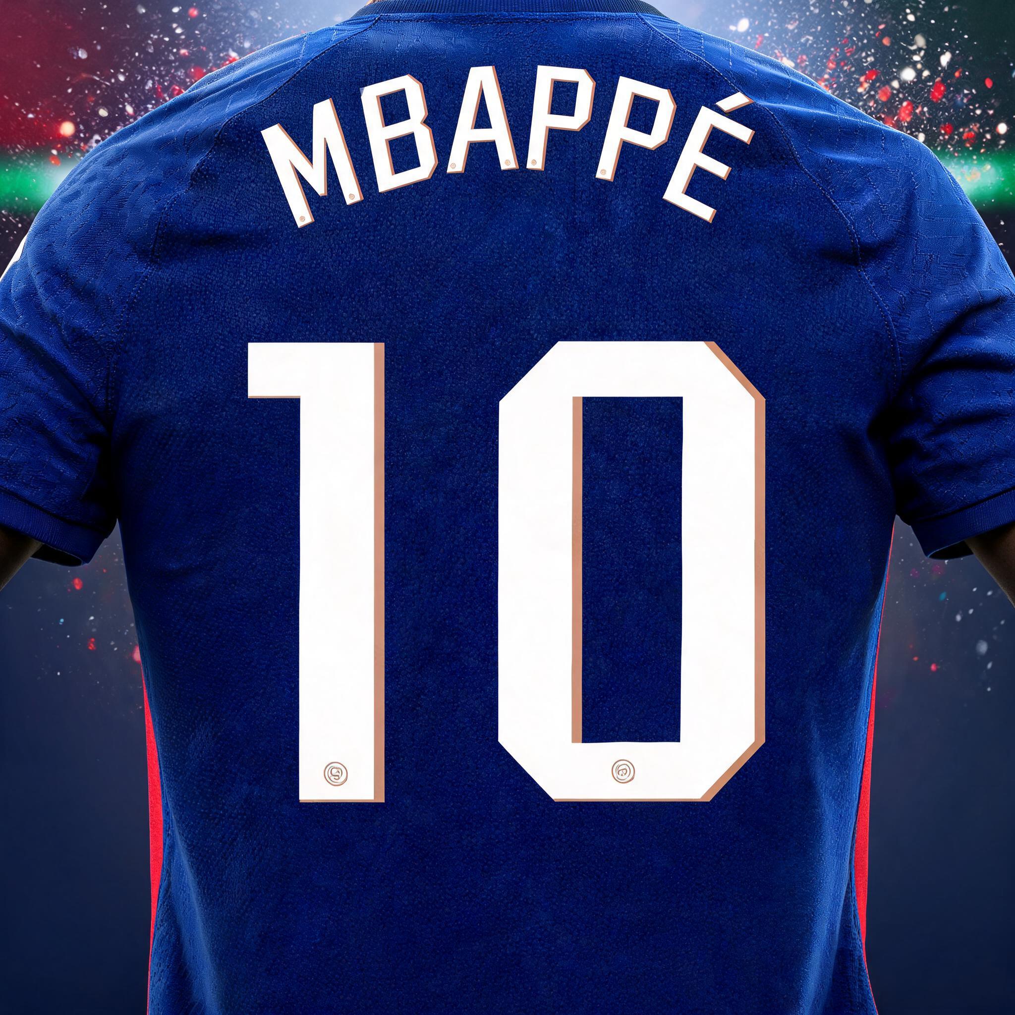 "MBAPPÉ
10" — Sports Football | AI Text Effect Generator