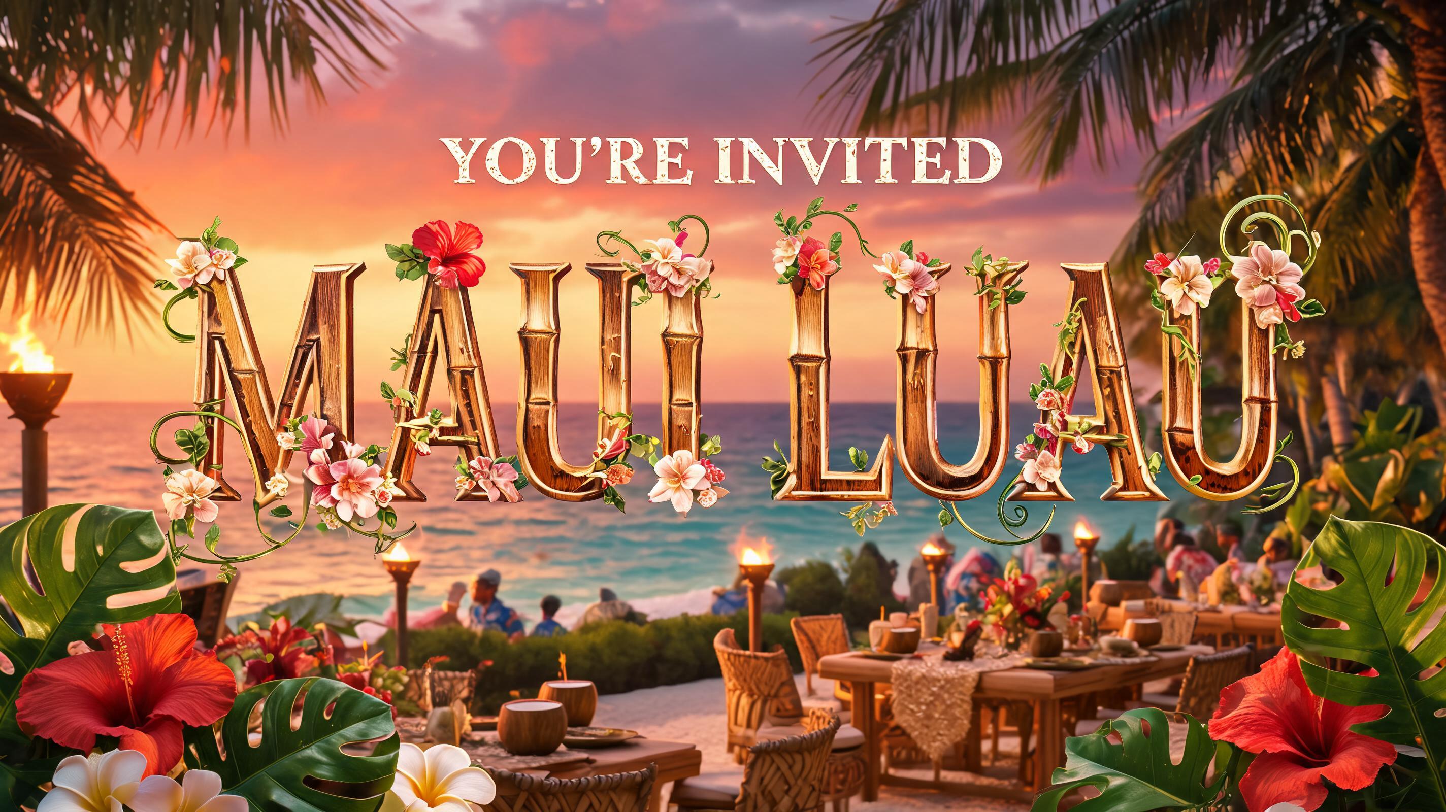 YOU'RE INVITED
MAUI LUAU