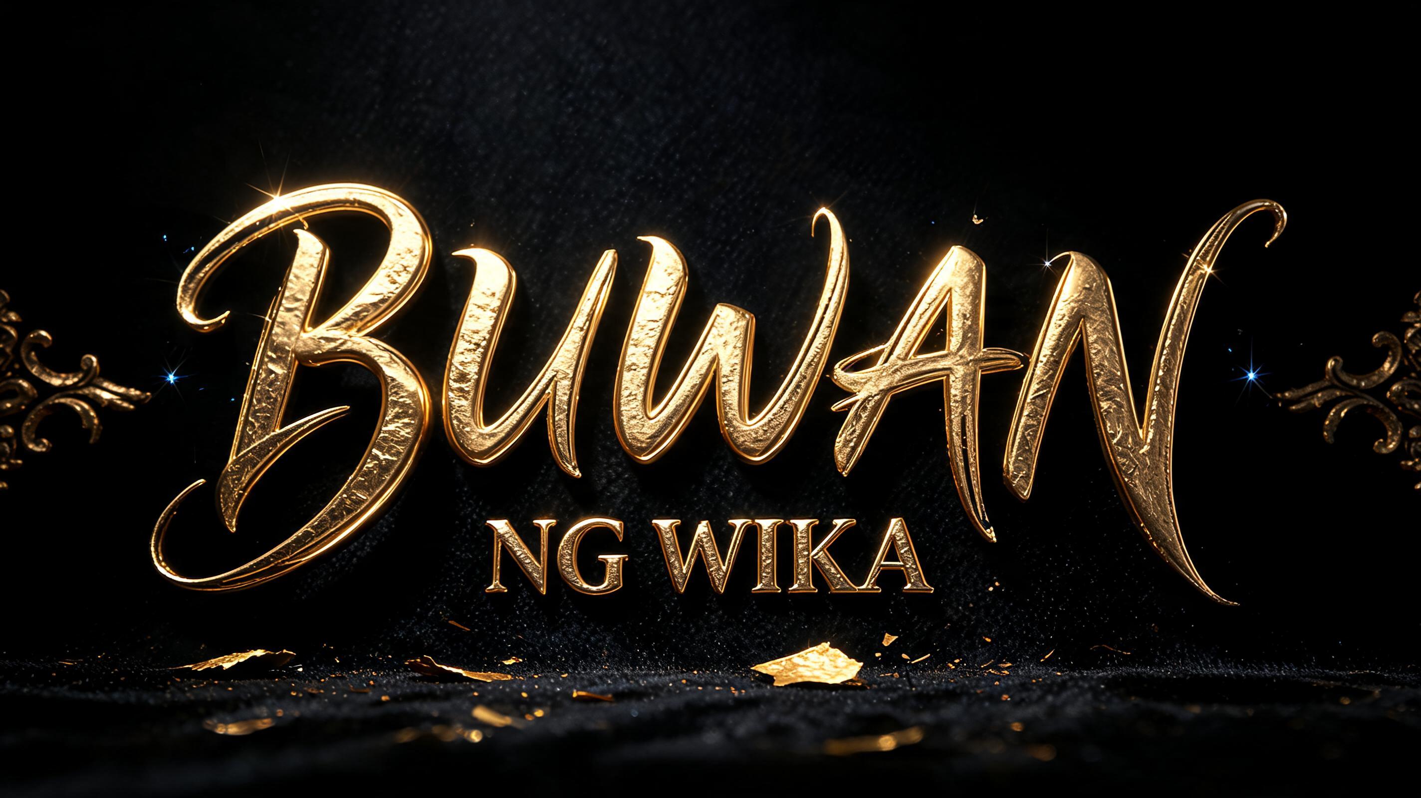 "Buwan ng Wika
" — Luxury Gold | AI Text Effect Generator