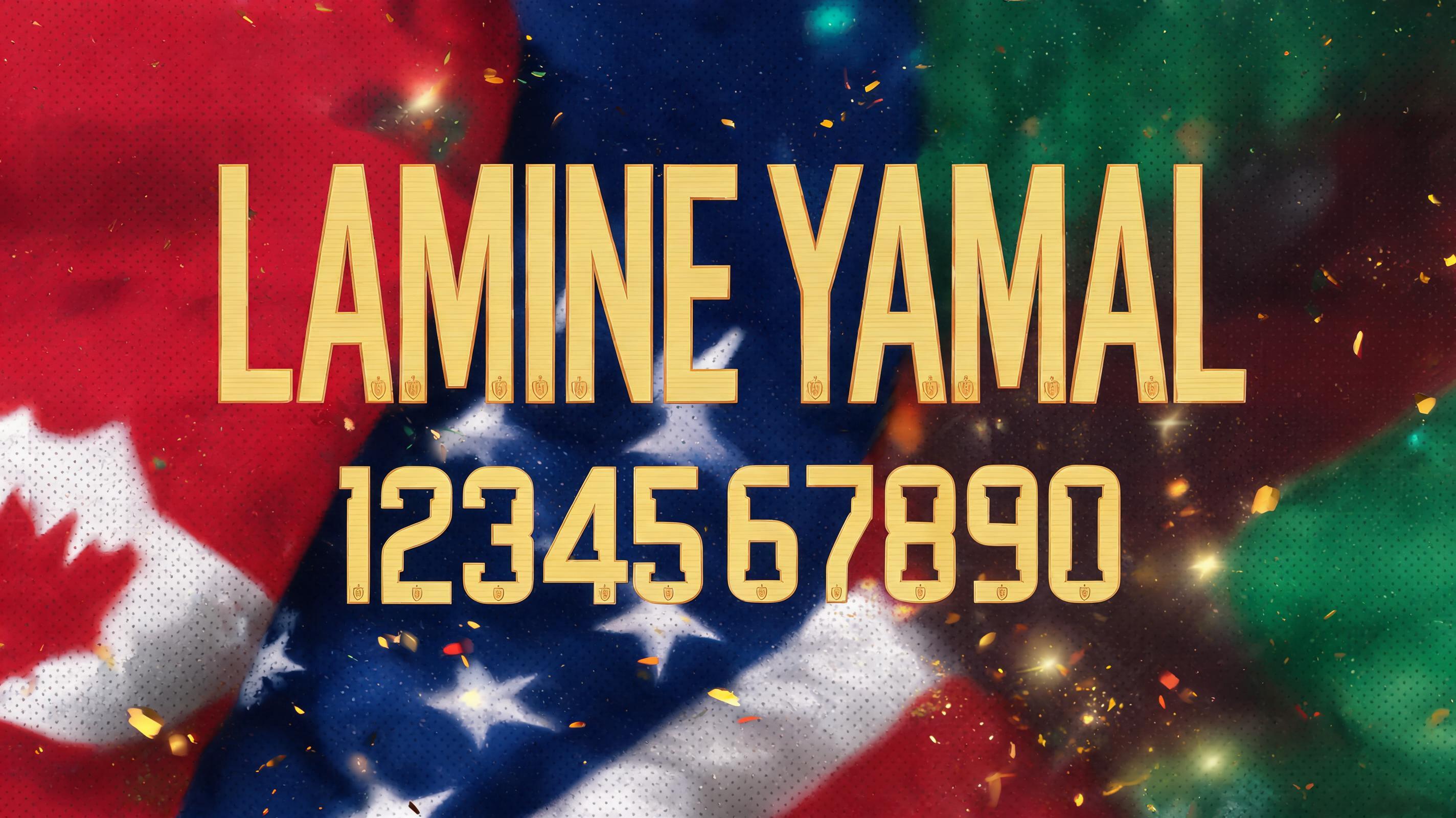 "Lamine yamal" — Sports Football | AI Text Effect Generator