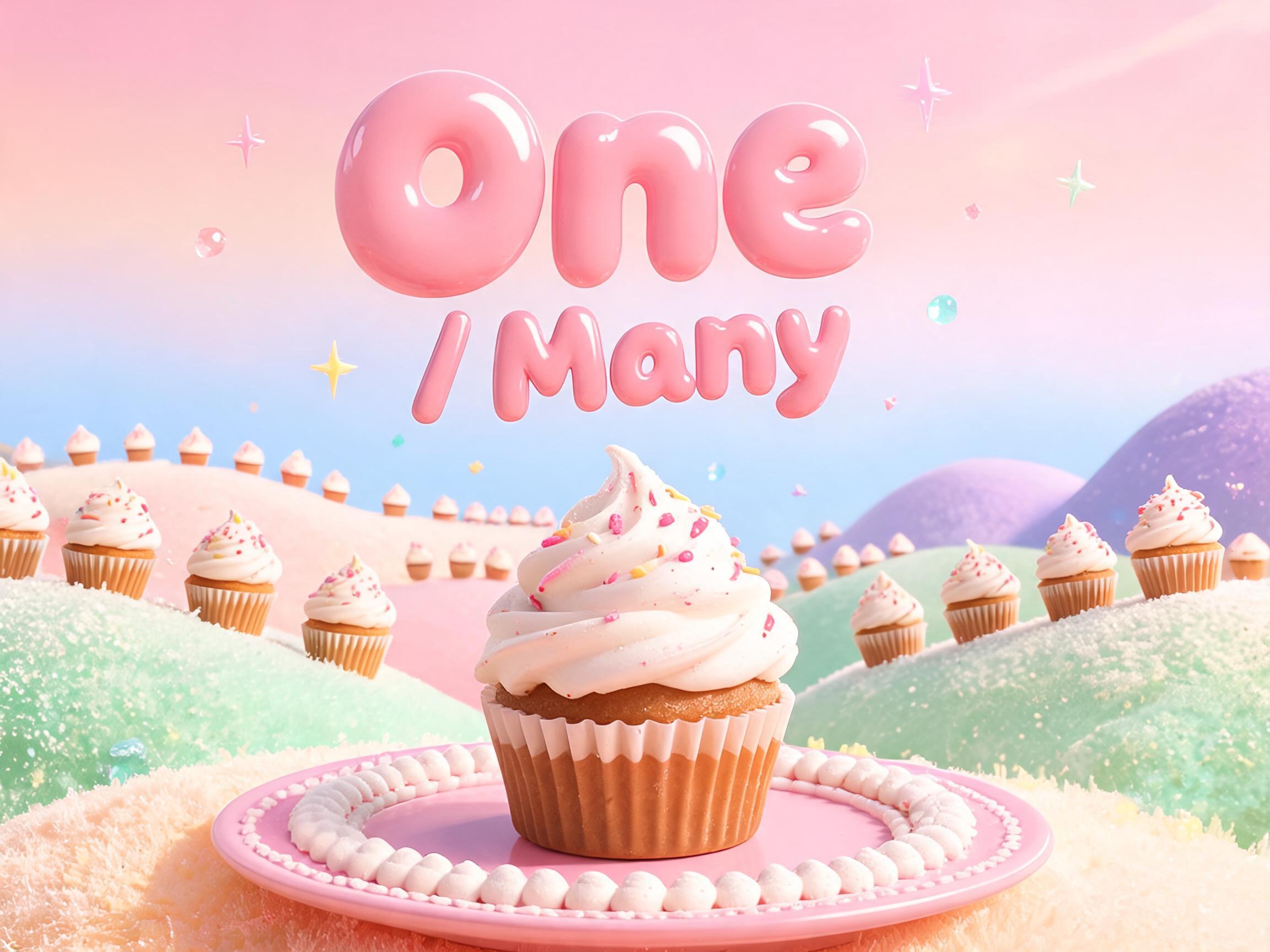 "One / Many" —  | AI Text Effect Generator