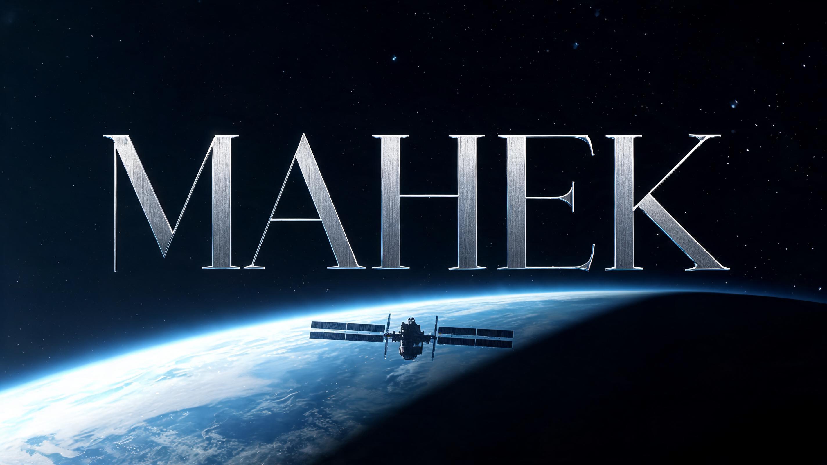 "Mahek" — Cinematic Scifi | AI Text Effect Generator