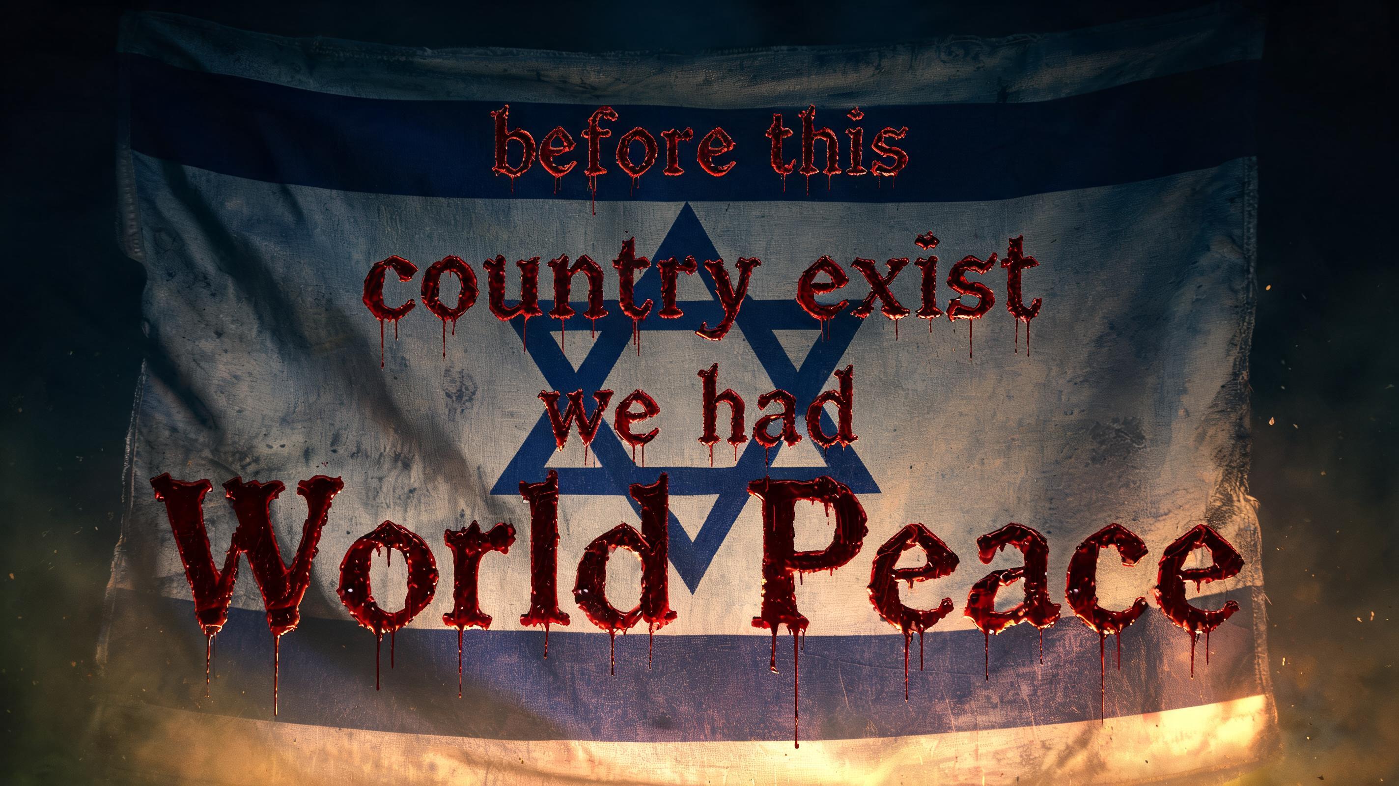 "before this
country exist
we had
World Peace" — Horror text effect