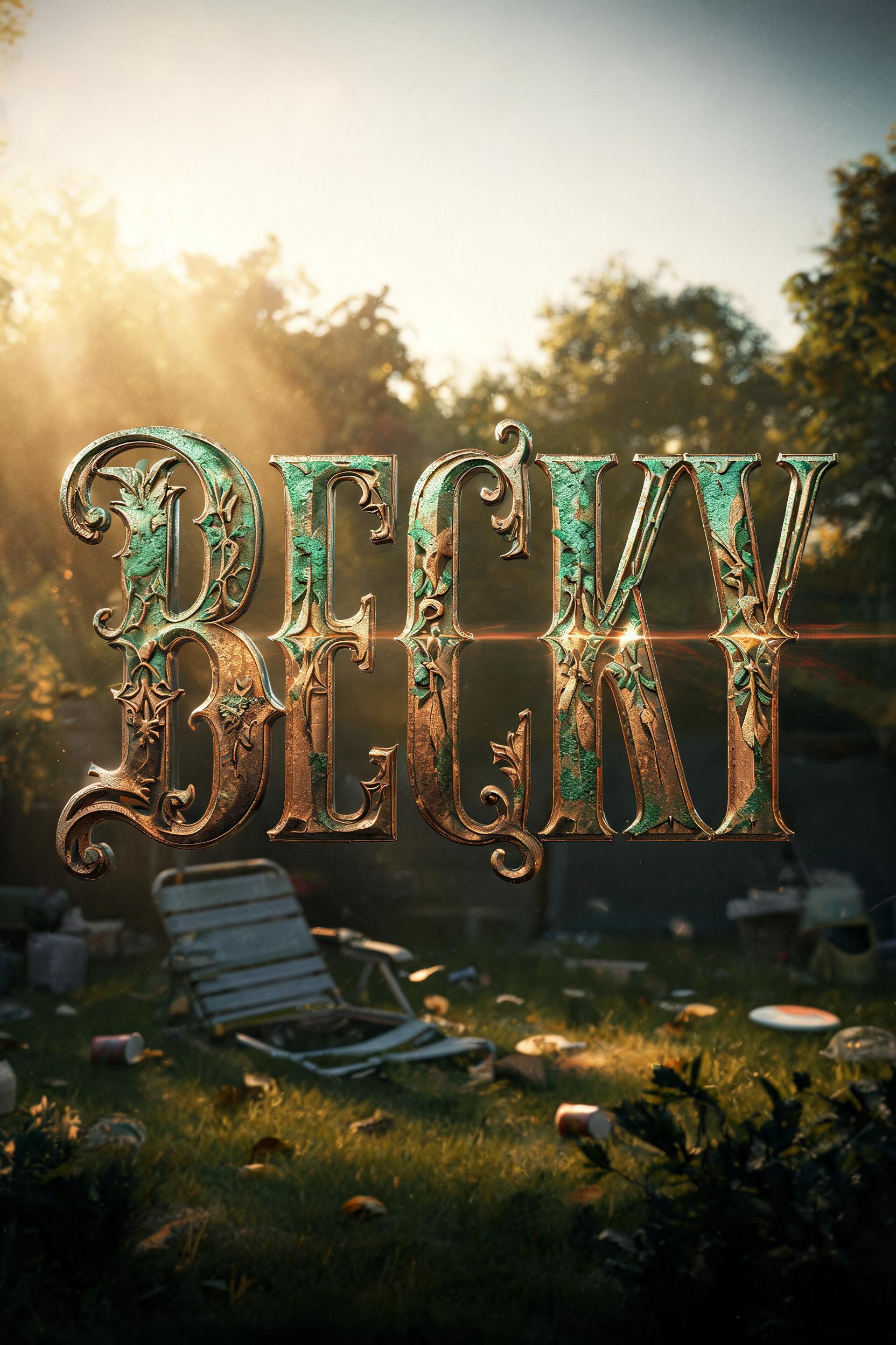 "Becky" — Cinematic | AI Text Effect Generator