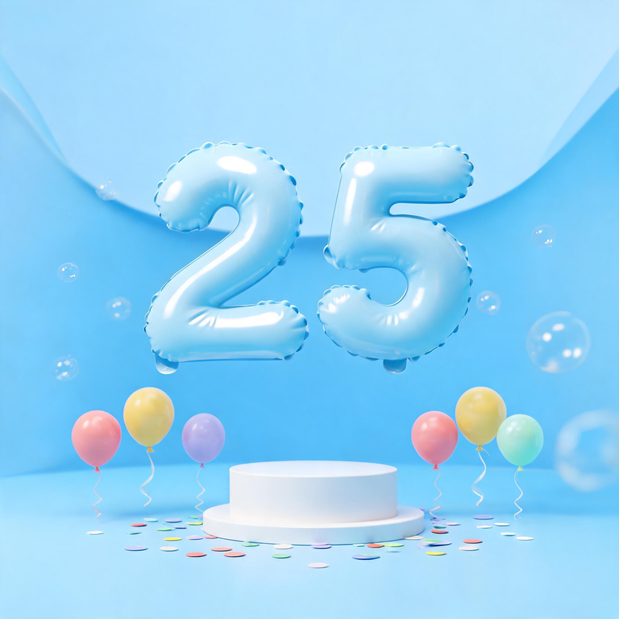 "25" —  | AI Text Effect Generator