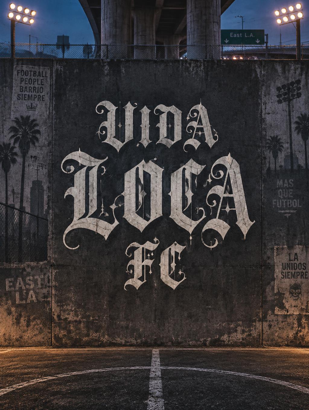 "VIDA LOCA FC" —  | AI Text Effect Generator