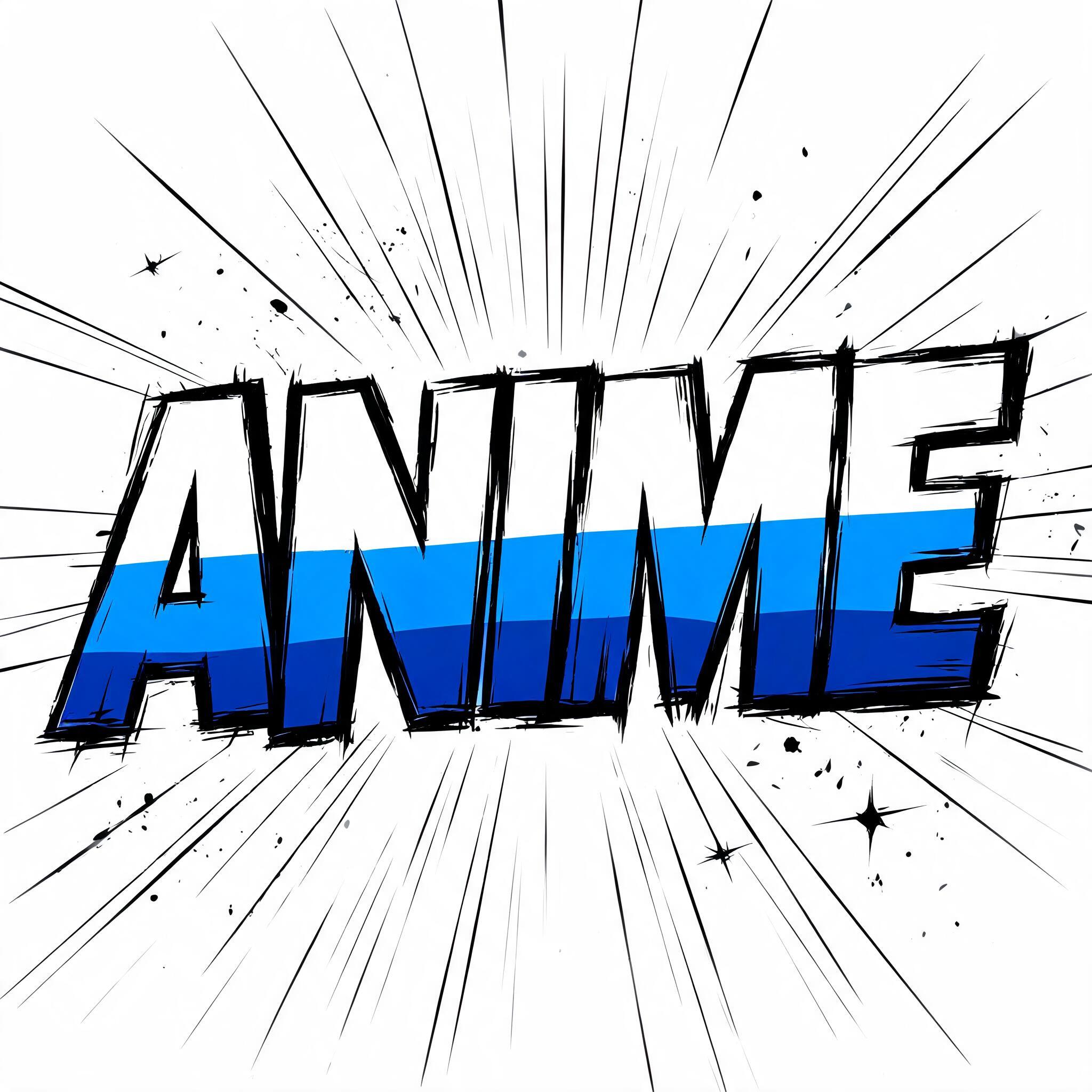 "ANIME" — Anime | AI Text Effect Generator