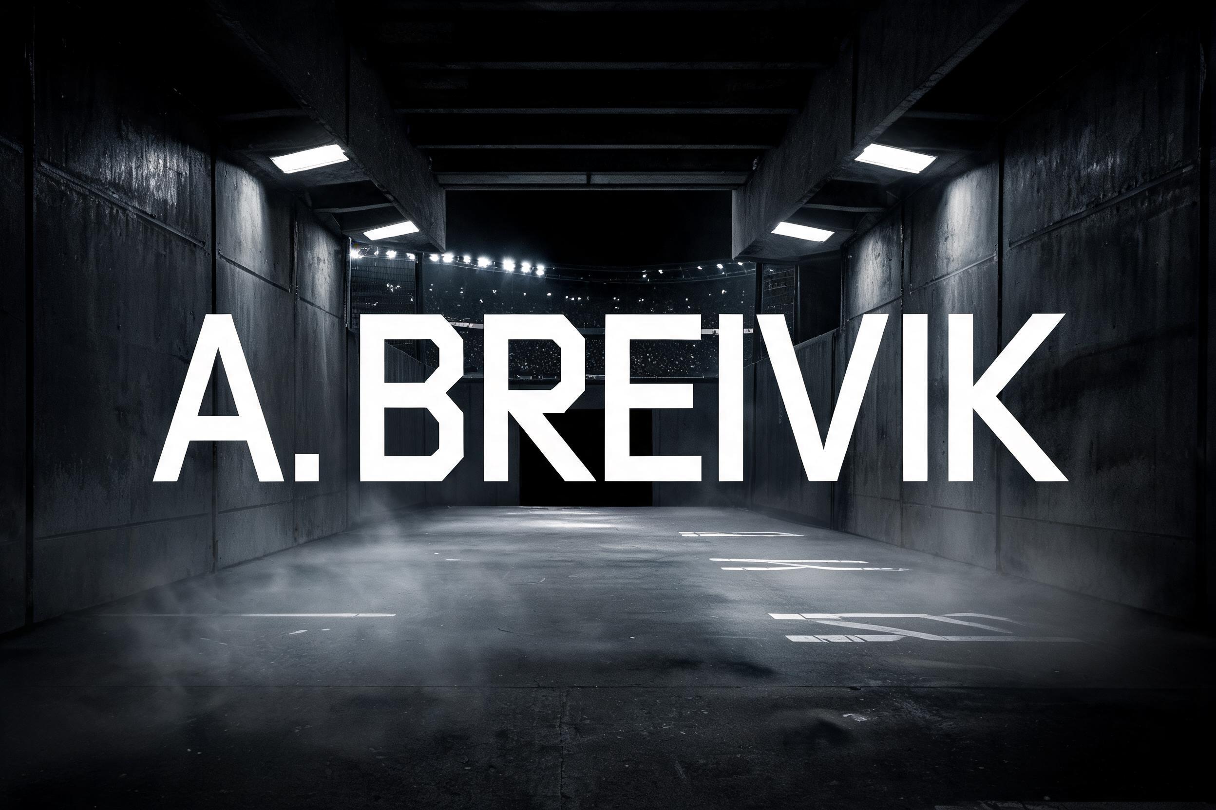 "A. BREIVIK" —  | AI Text Effect Generator
