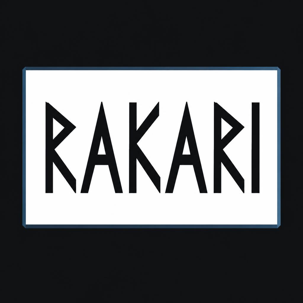 "RAKARI" — Viking Runic | AI Text Effect Generator