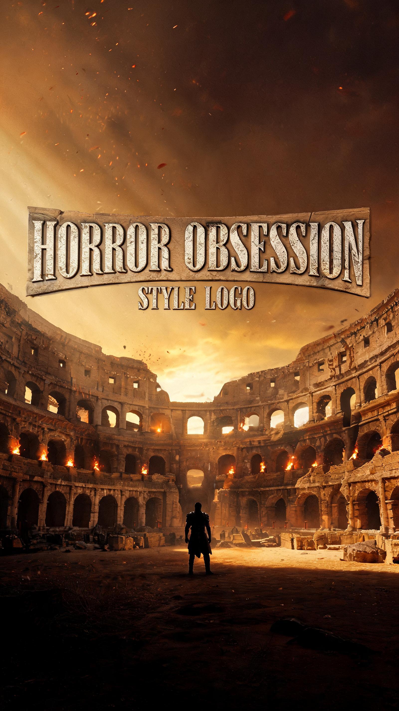 "horror obession style logo" — Cinematic | AI Text Effect Generator